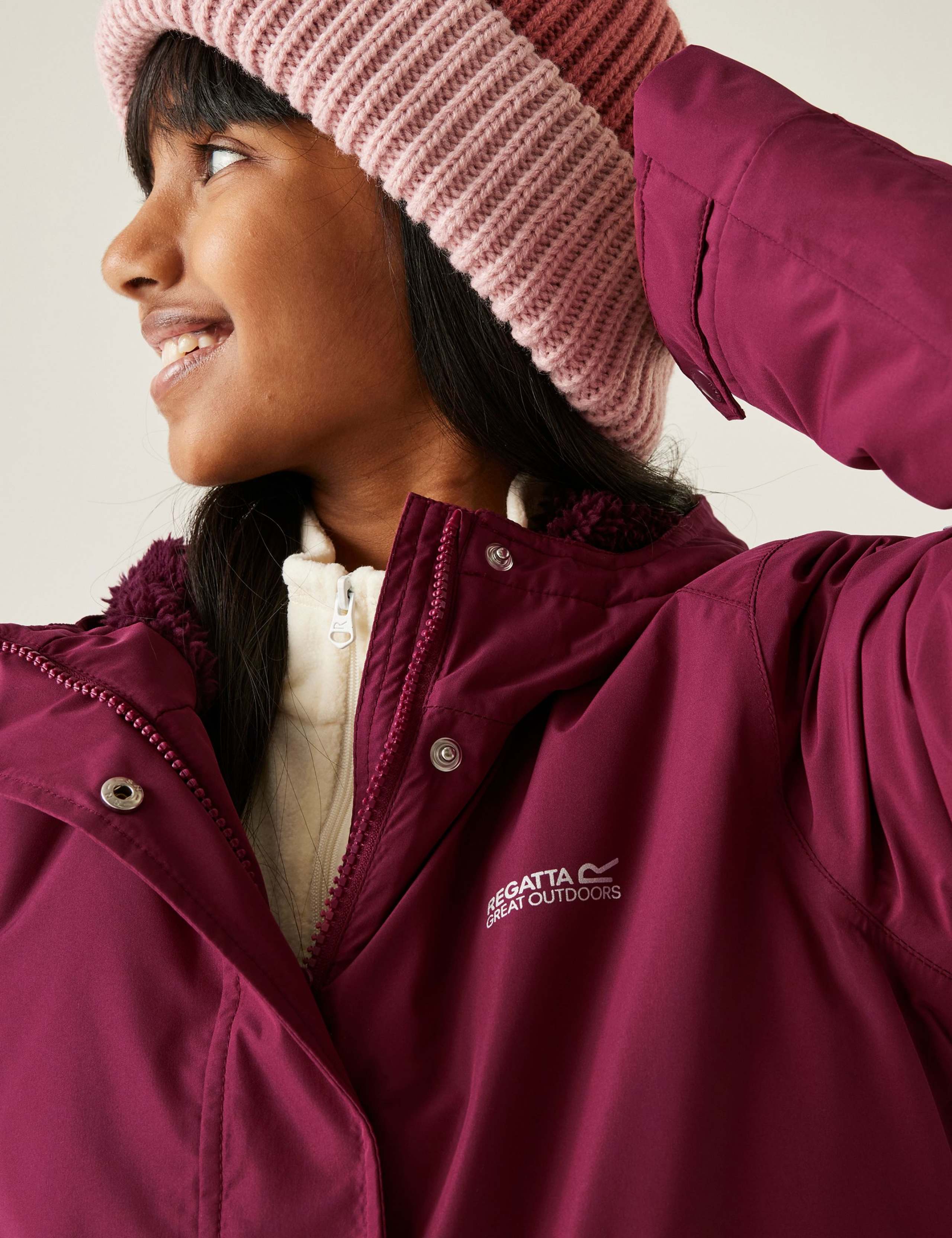 Junior Valenta Waterproof Raincoat (3-14 Years) 5 of 8