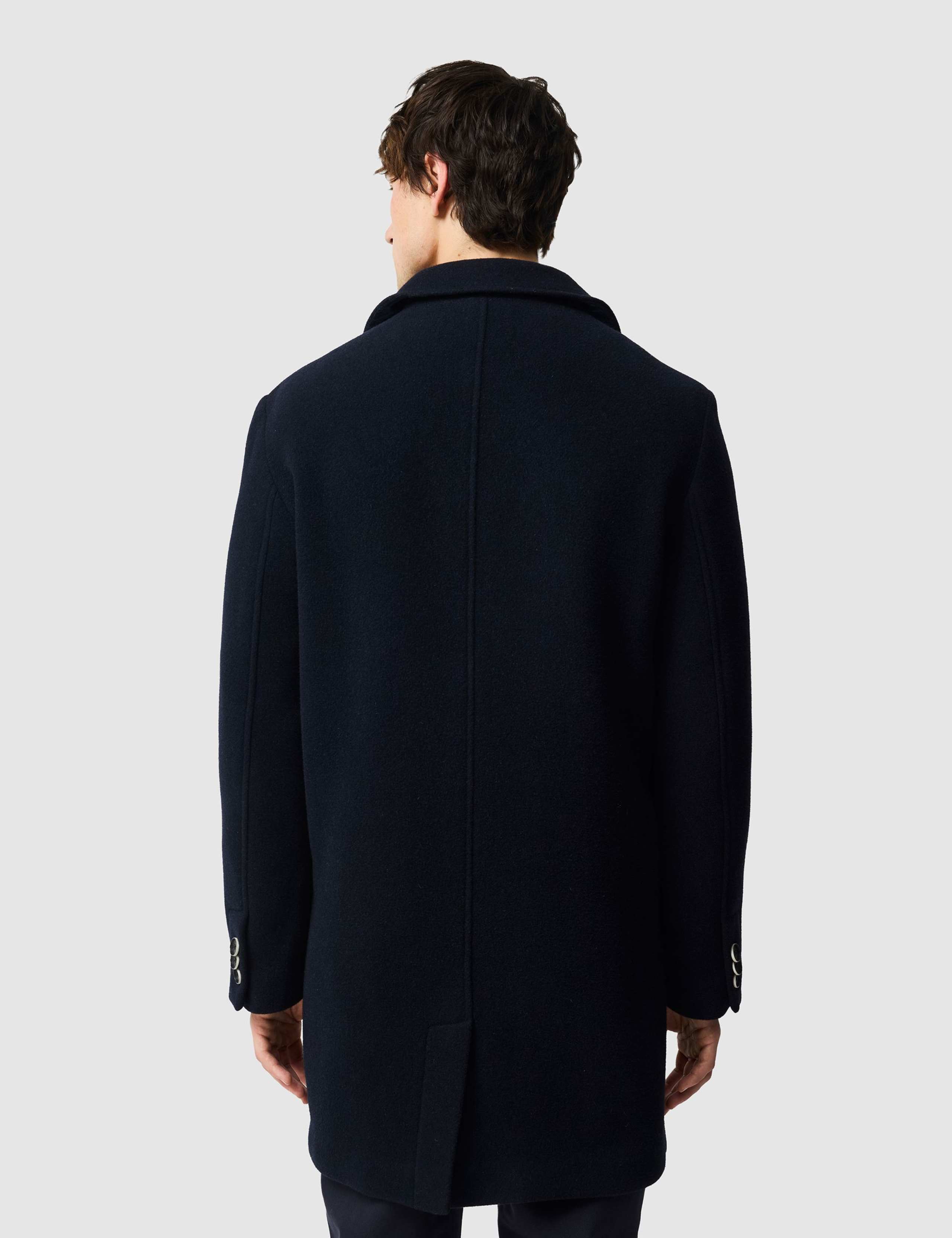 Murchison Wool Rich Textured Overcoat 4 of 4