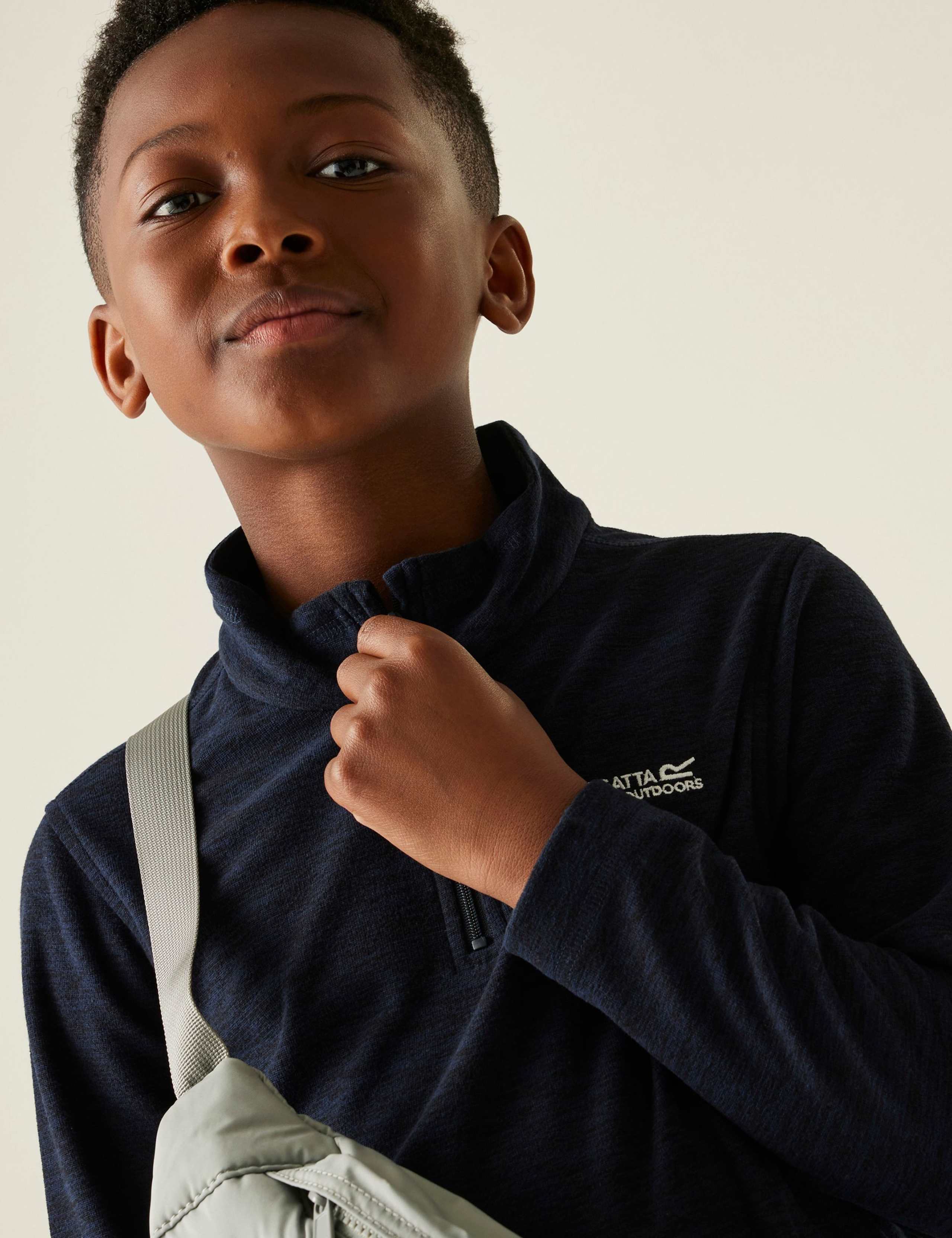 Hot Shot Marl Half Zip Fleece (3-14 Yrs) 4 of 5