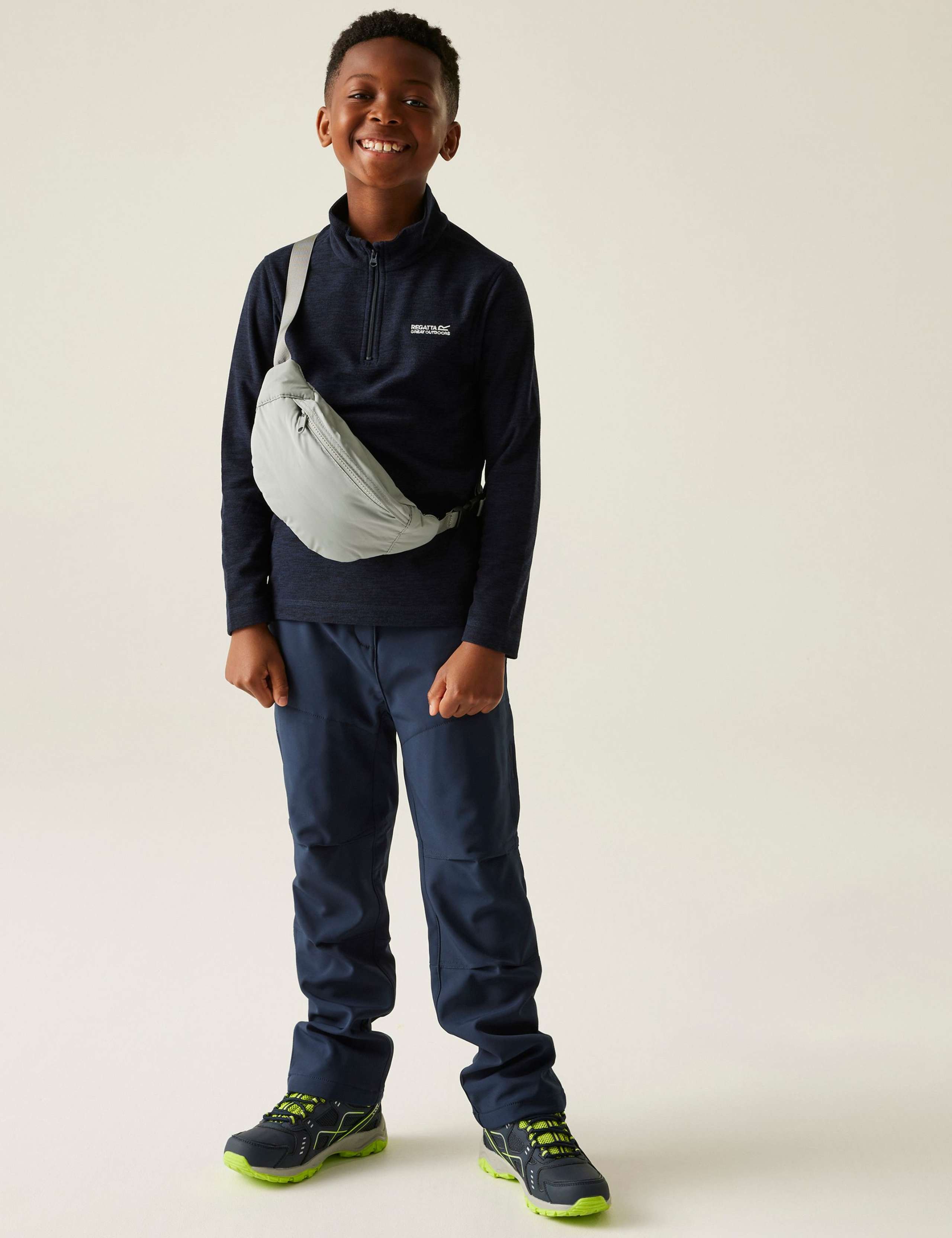 Hot Shot Marl Half Zip Fleece (3-14 Yrs) 5 of 5