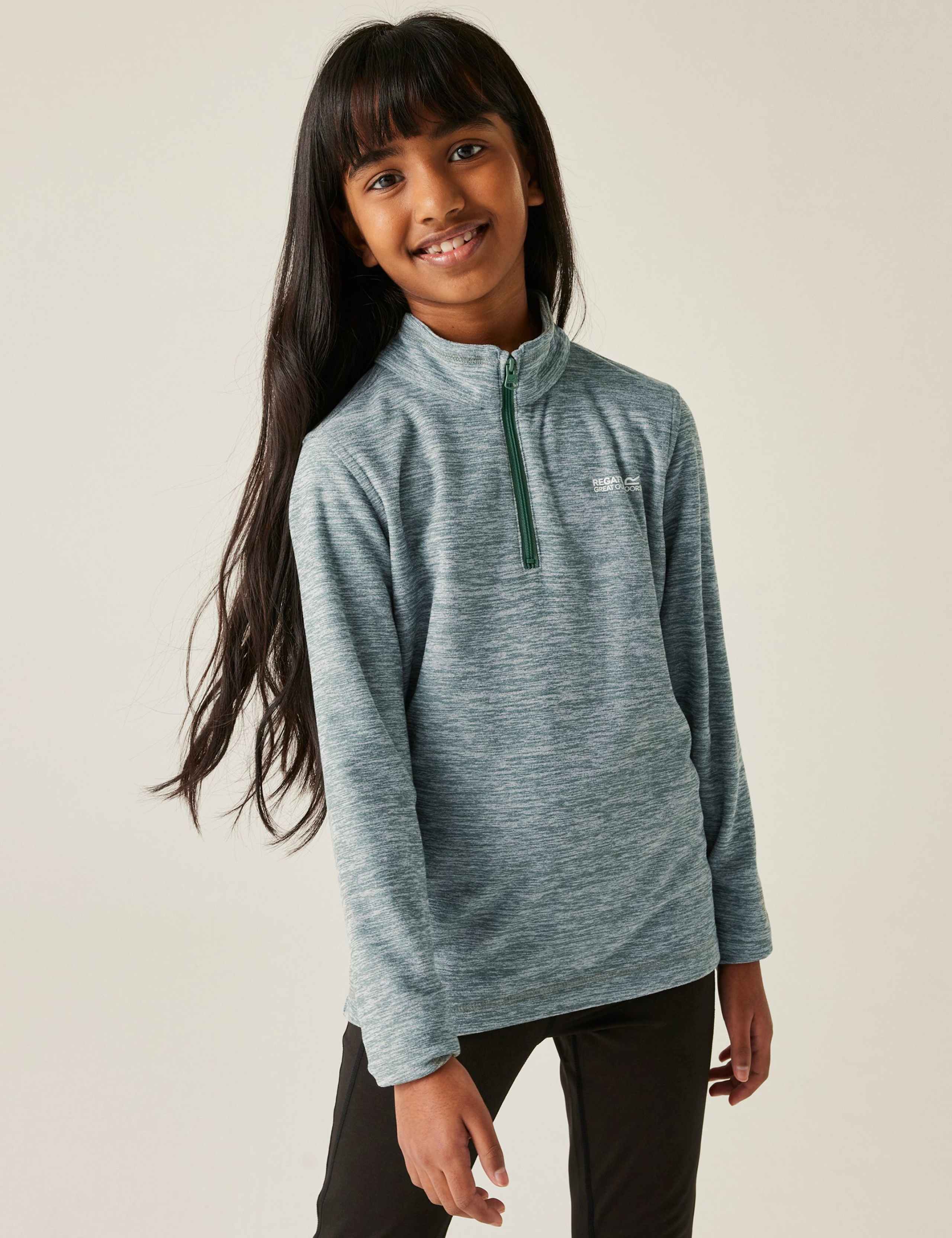 Hot Shot Marl Half Zip Fleece (3-14 Yrs) 1 of 6