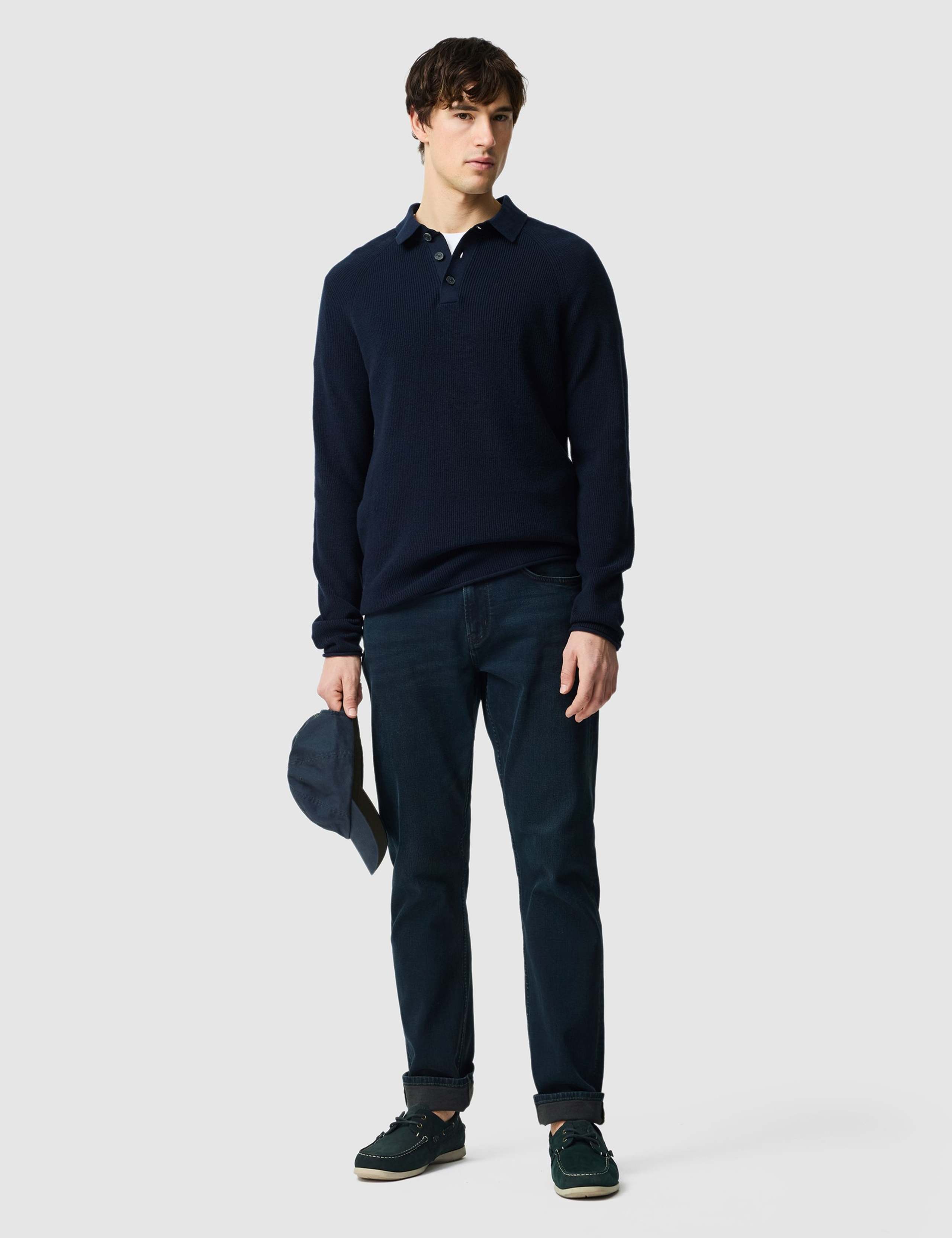 Eastern Bush Pure Cotton Knitted Polo Shirt 3 of 5