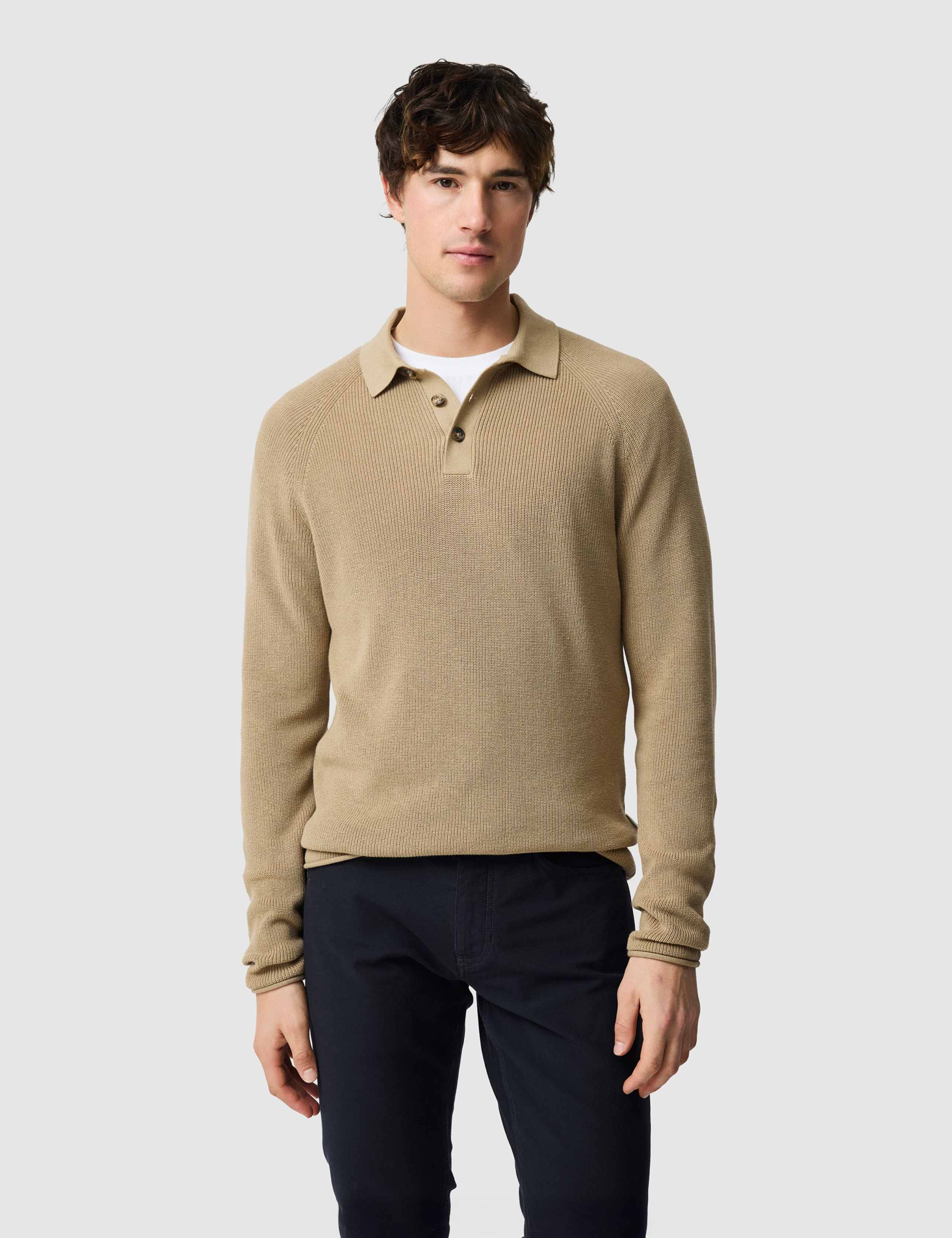 Eastern Bush Pure Cotton Knitted Polo Shirt 1 of 6