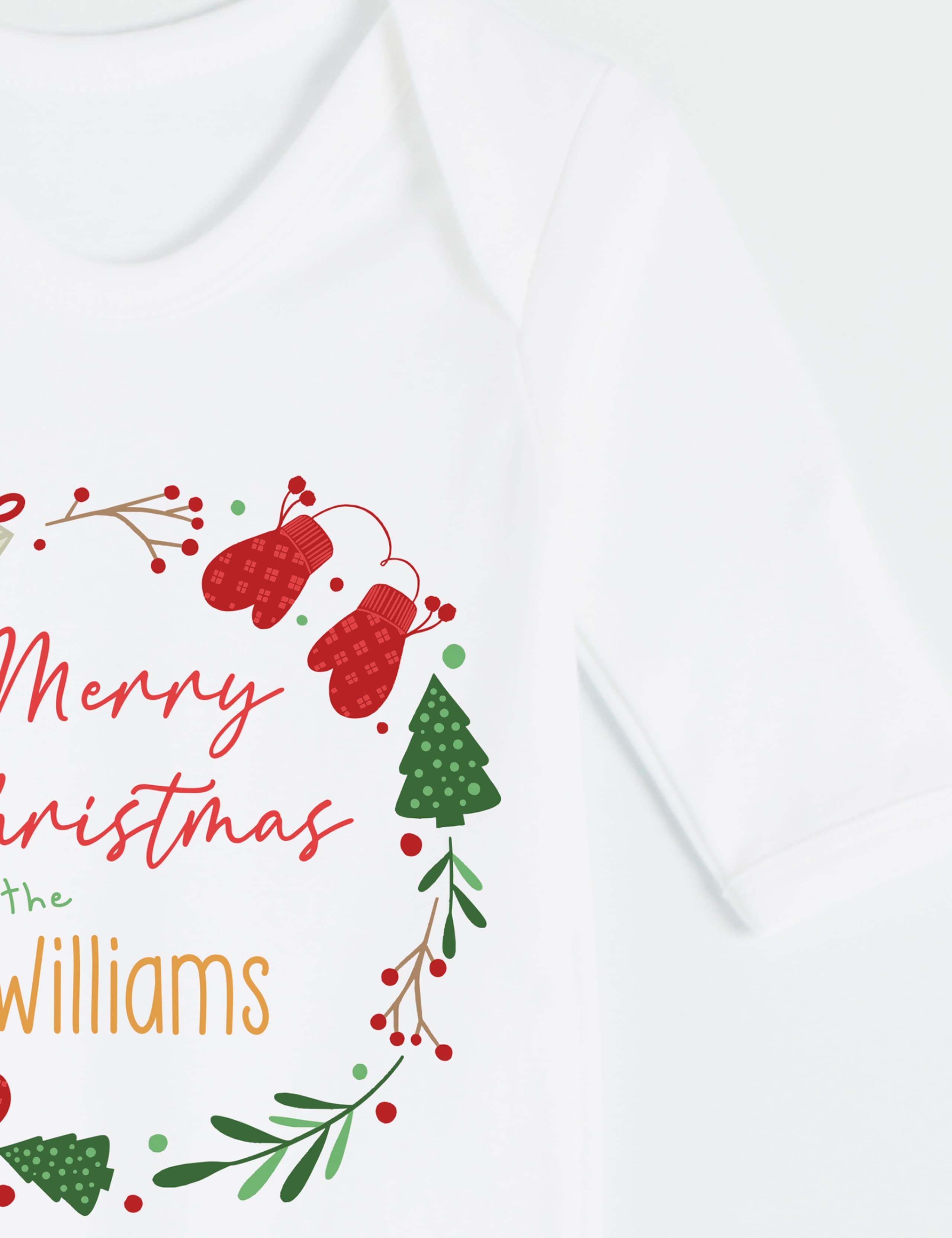 Personalised Wreath Babygrow (0-12 Mths) 3 of 3