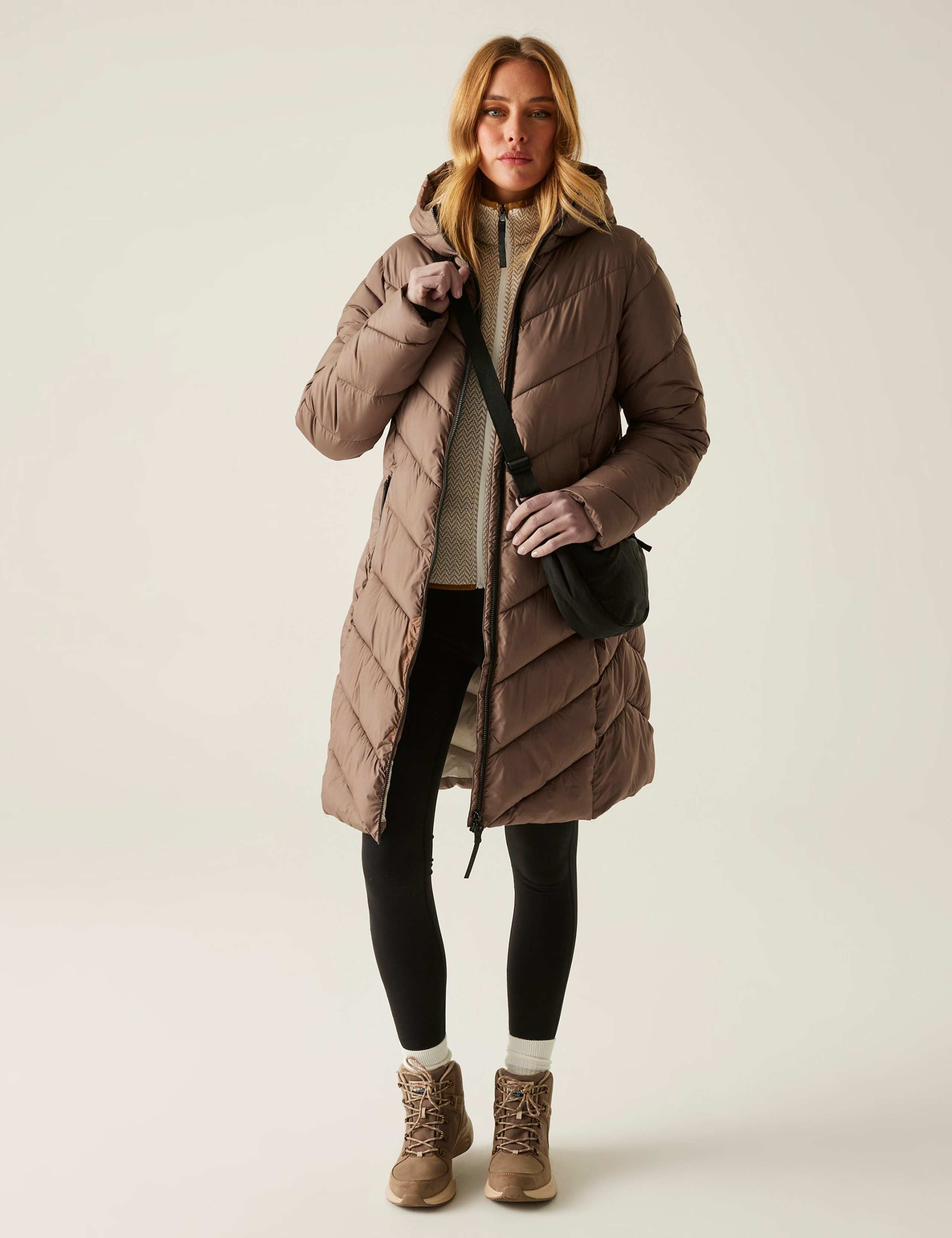 Anita Lightweight Longline Puffer Jacket 3 of 10