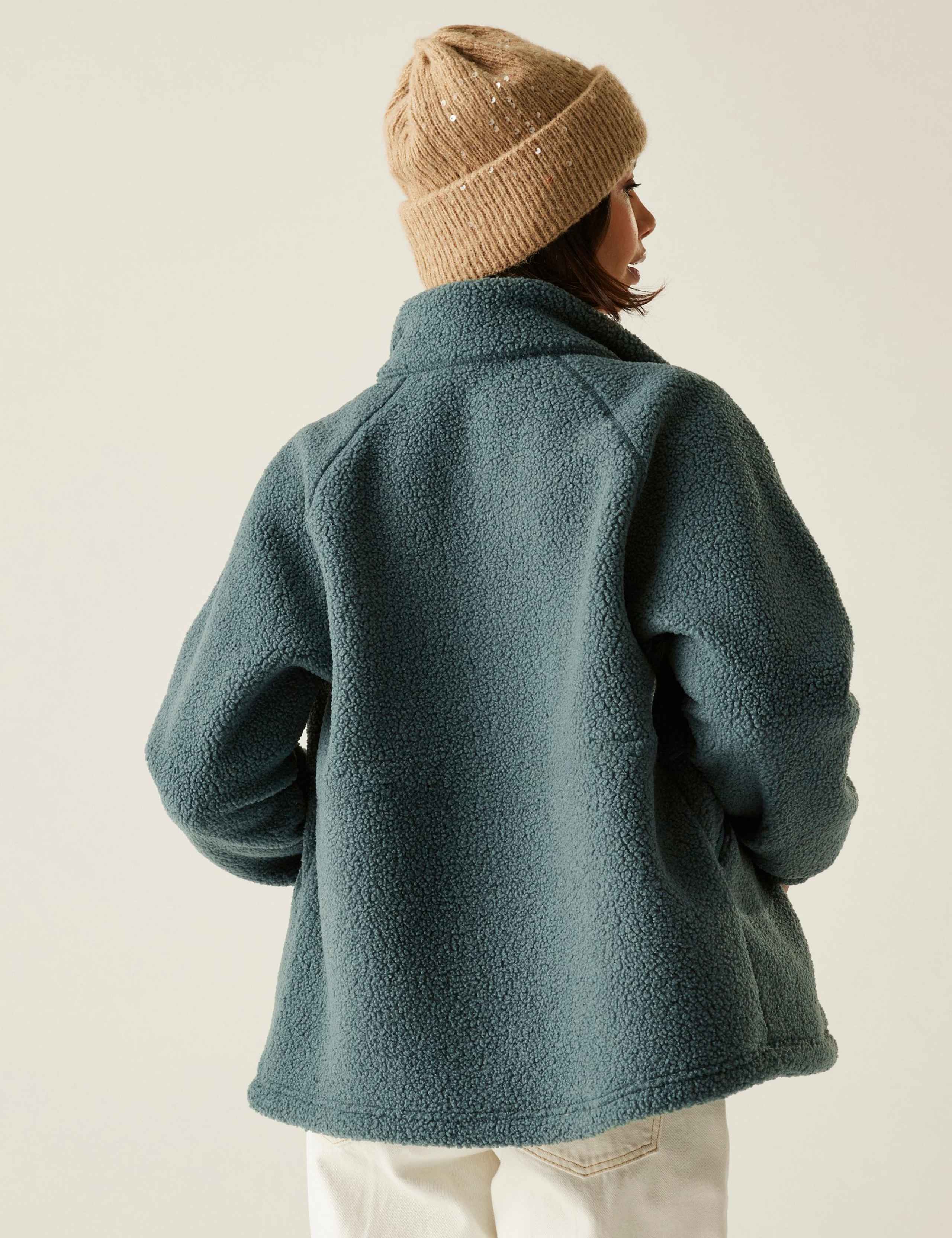 Emilica Borg Funnel Neck Zip Up Fleece 6 of 7