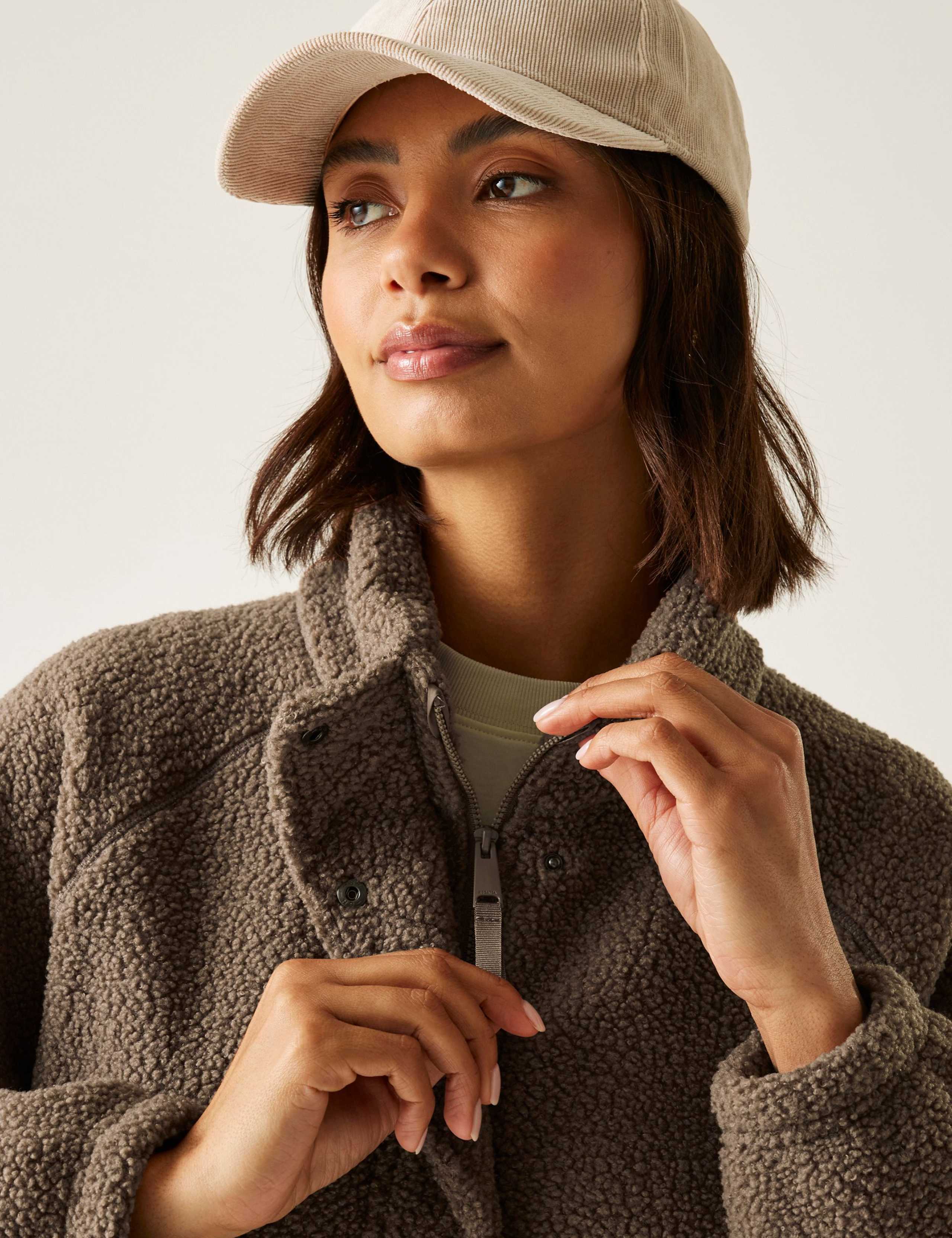 Emilica Borg Funnel Neck Zip Up Fleece 4 of 7