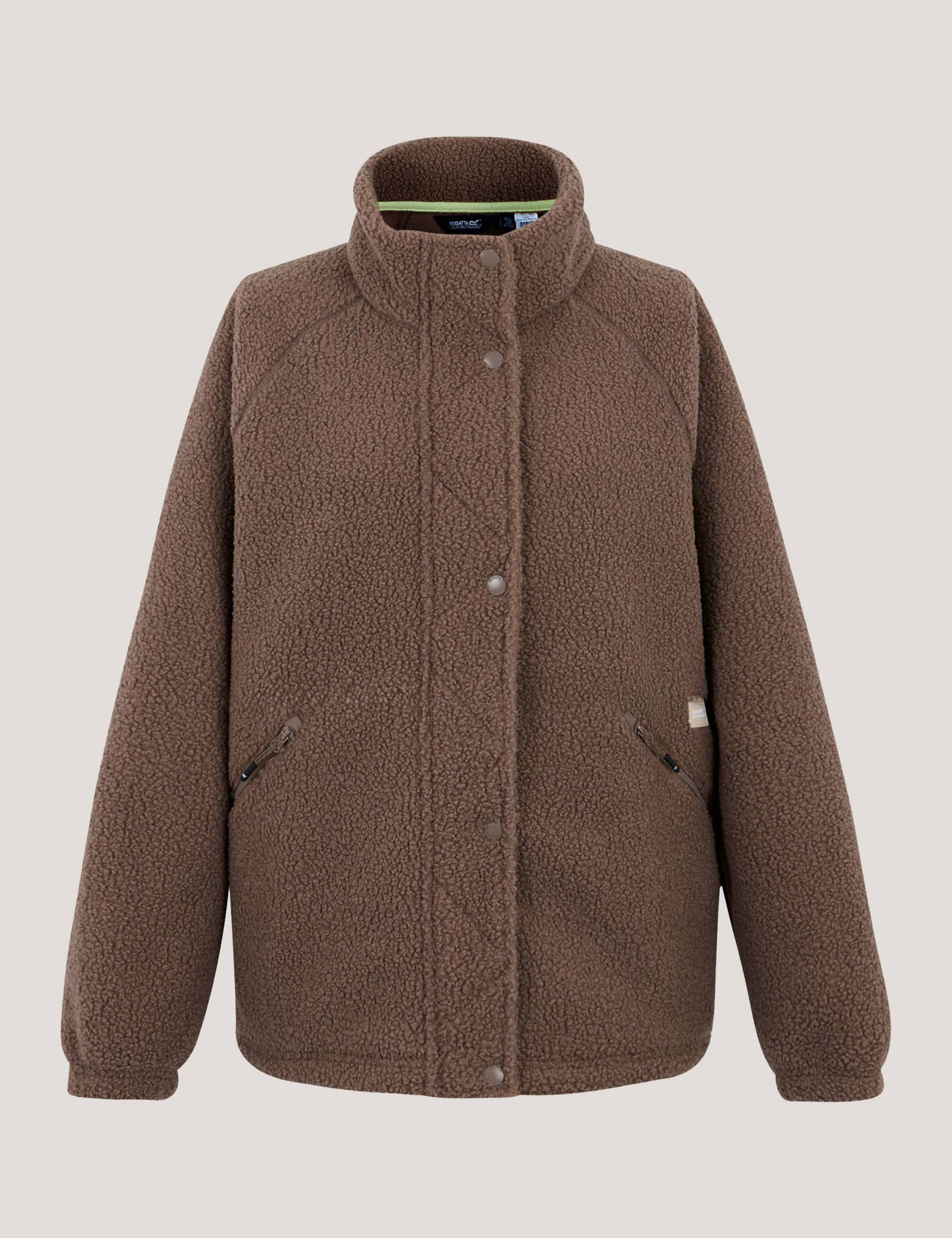 Emilica Borg Funnel Neck Zip Up Fleece 2 of 7