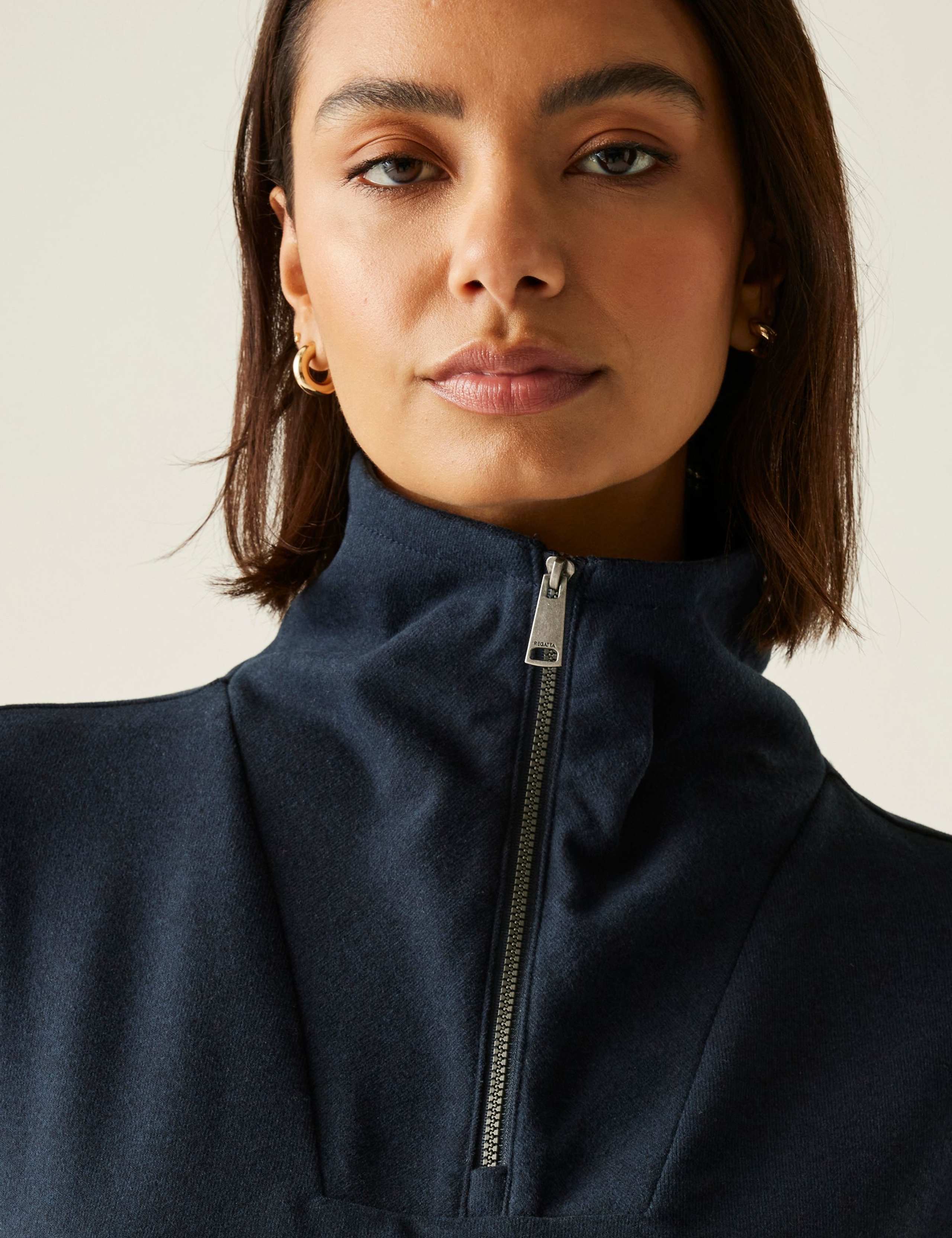 Demmi Funnel Neck Half Zip Sweatshirt 4 of 7