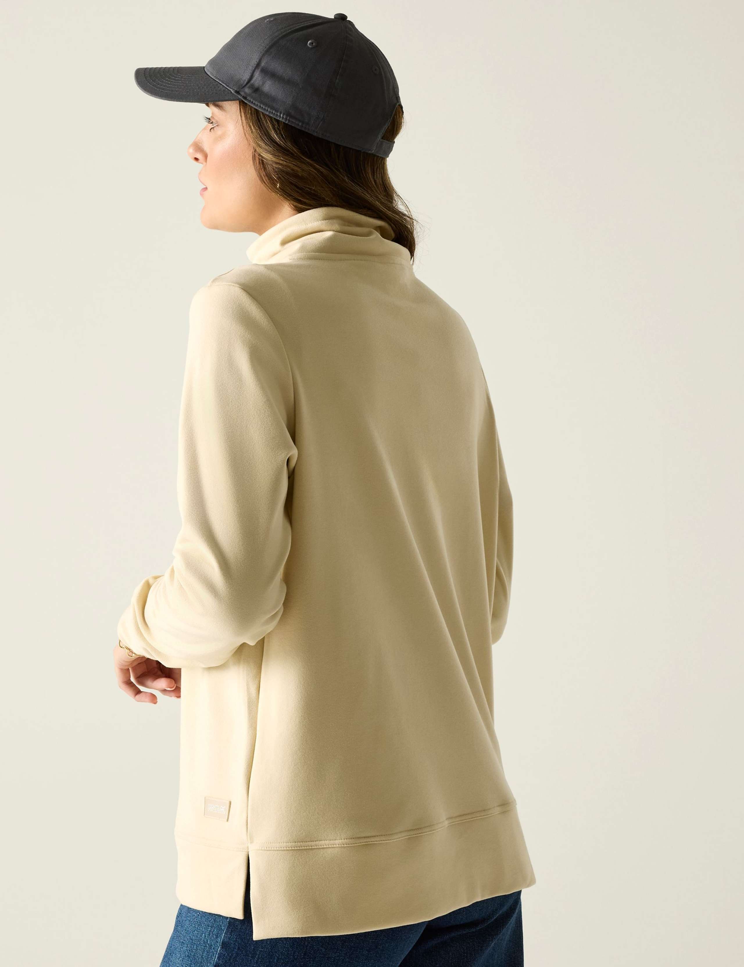 Demmi Funnel Neck Half Zip Sweatshirt 5 of 5