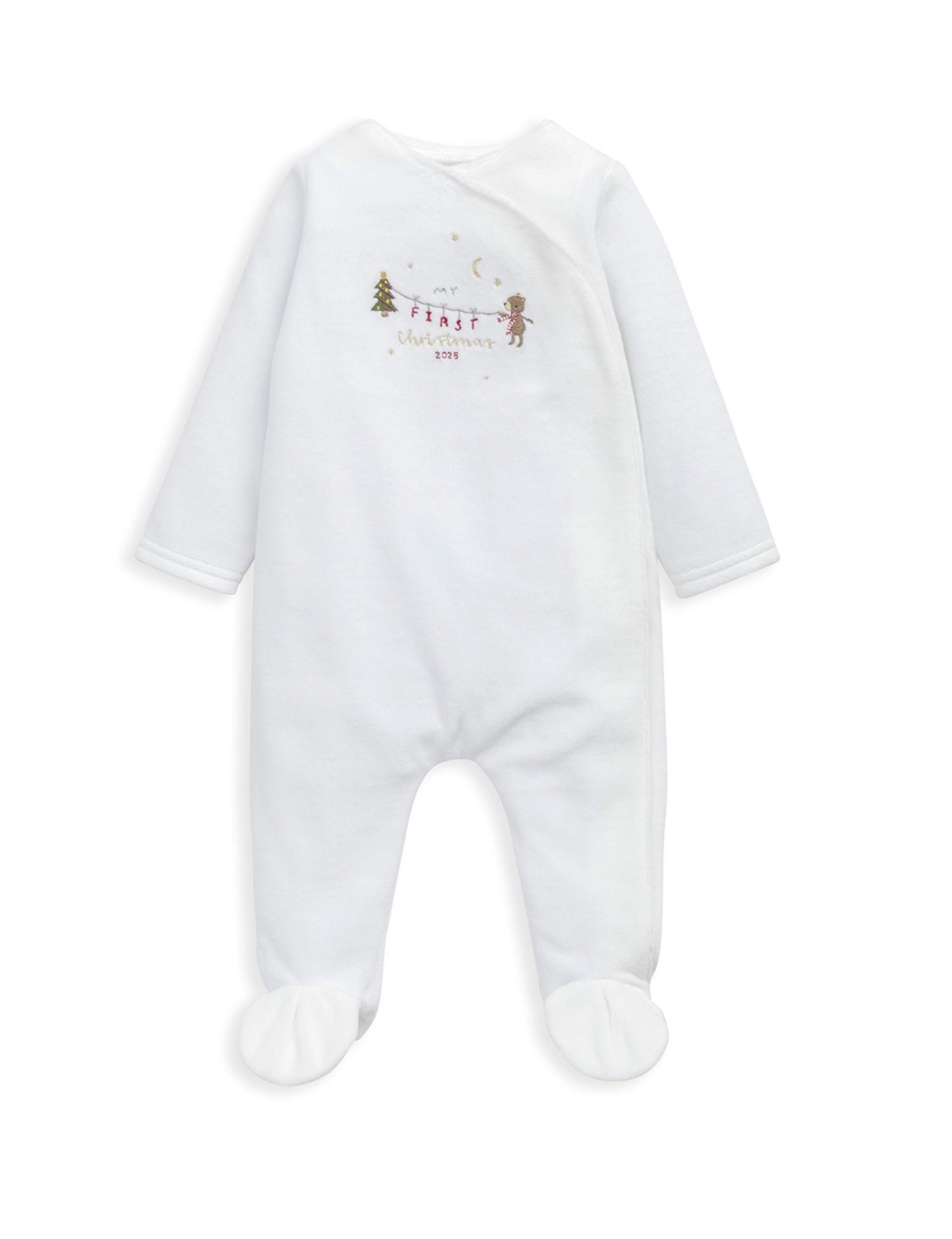 Cotton Rich My First Christmas Sleepsuit (0-12 Mths) 2 of 8