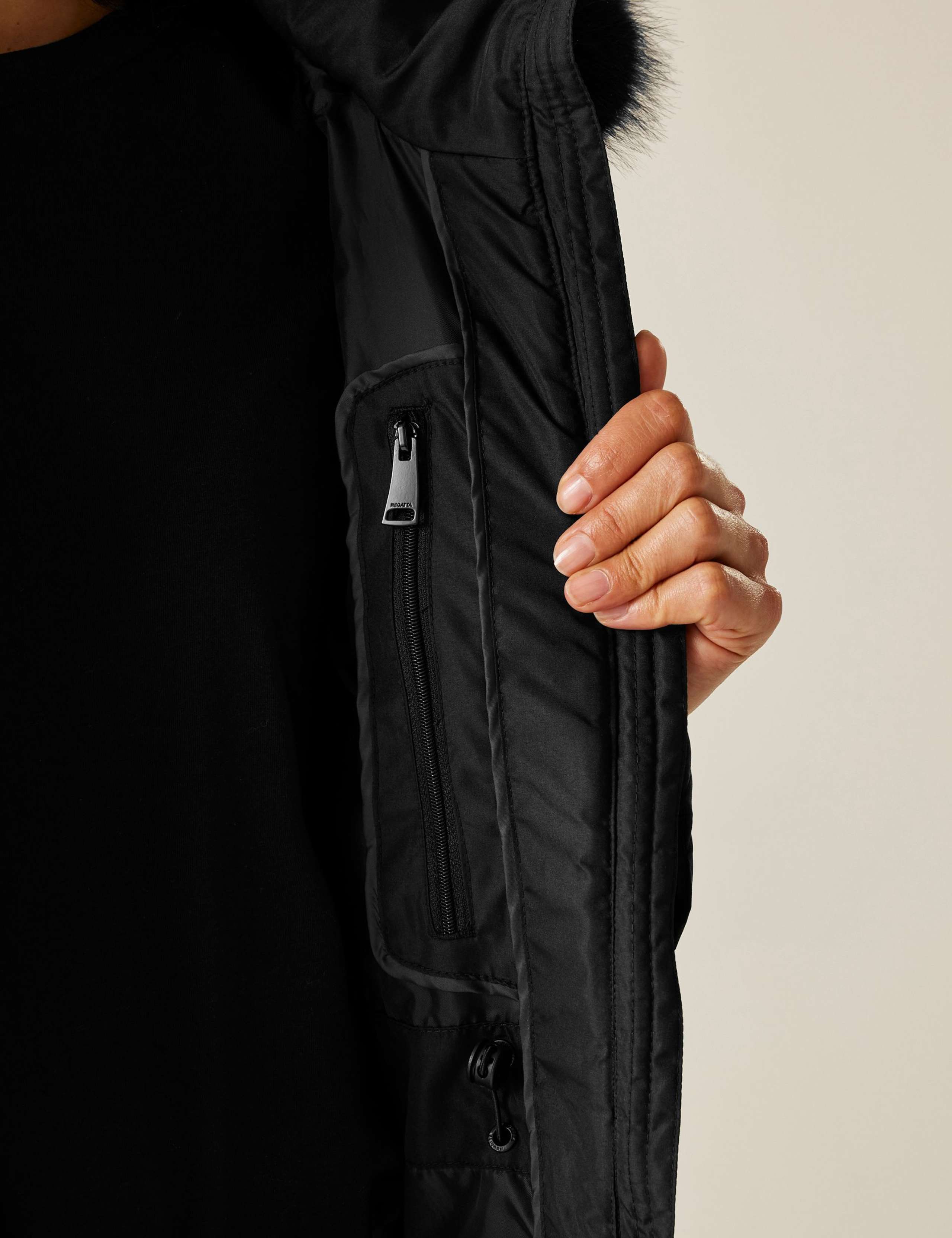 Freyla Quilted Hooded Longline Parka Coat 7 of 7