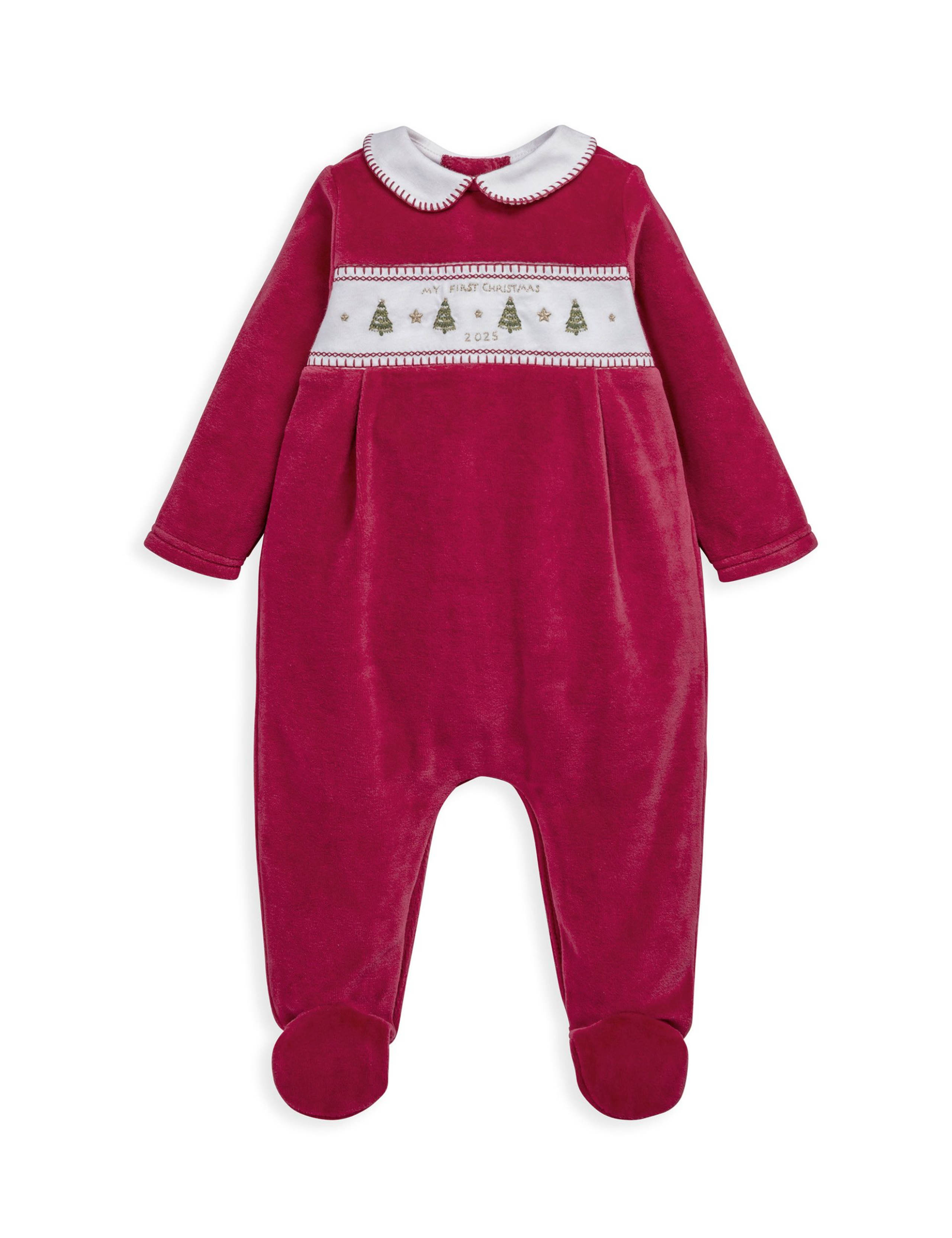Cotton Rich Christmas Sleepsuit (0-12 Mths) 2 of 5