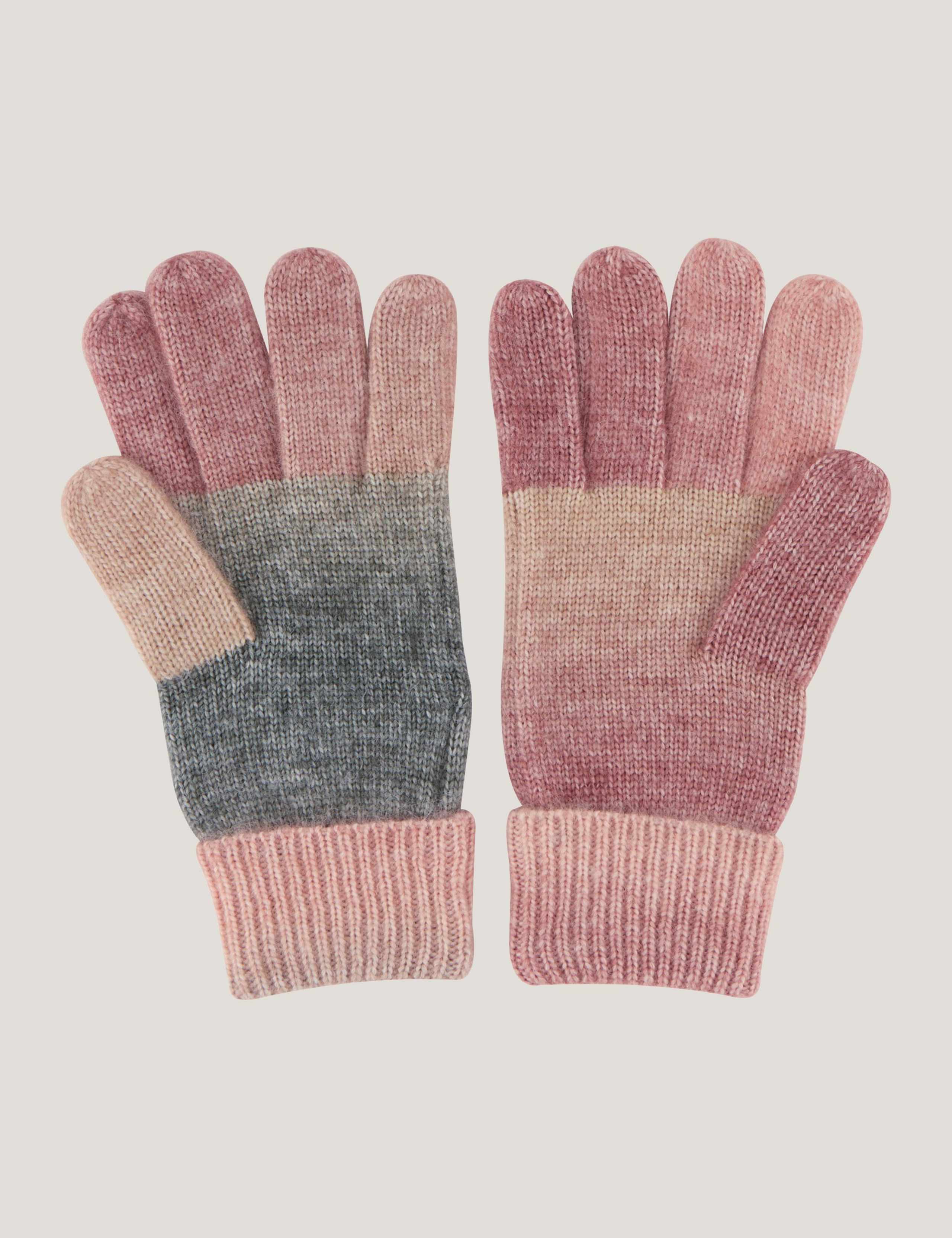 Frosty Knitted Ombre Gloves 2 of 2