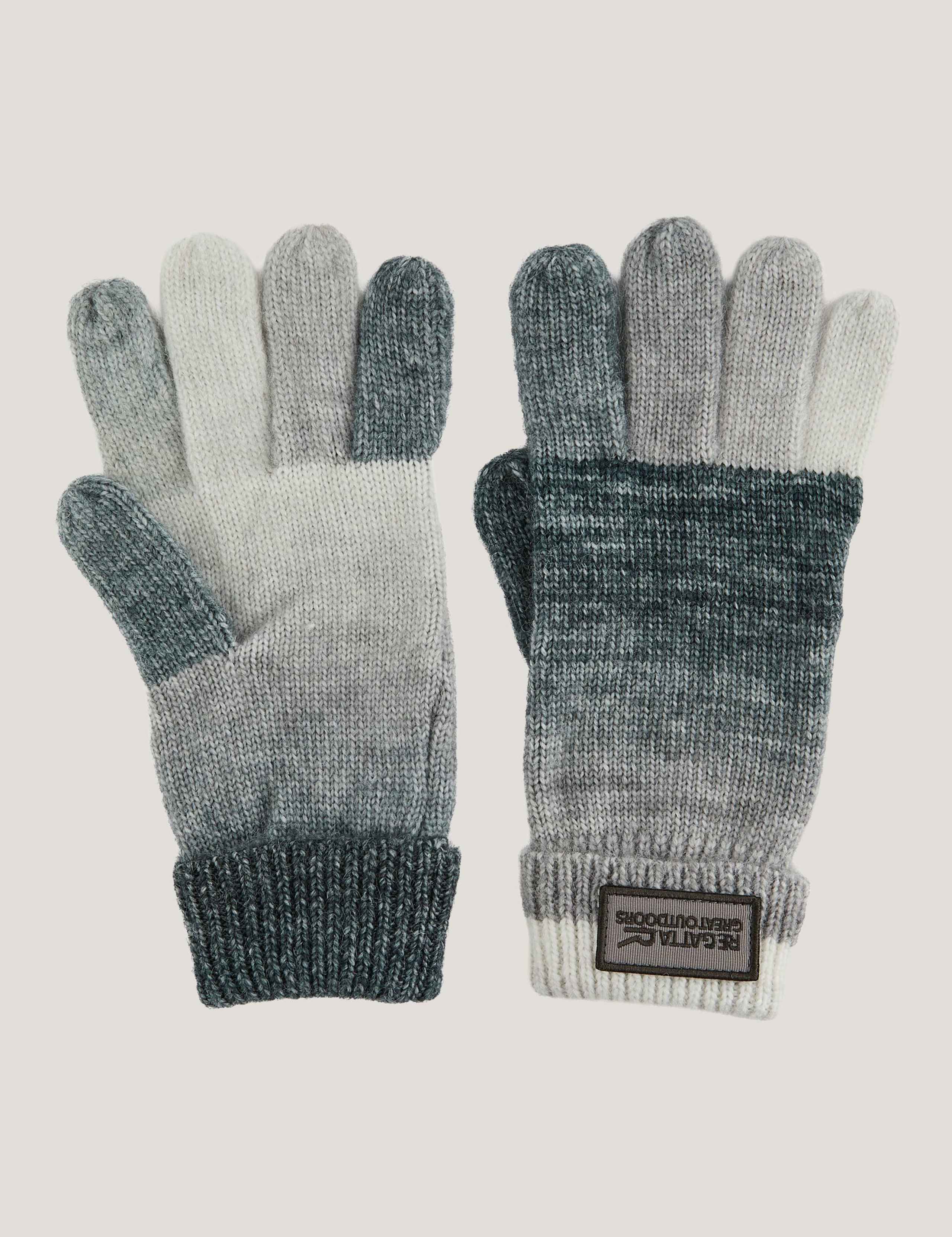 Frosty Knitted Ombre Gloves 1 of 2