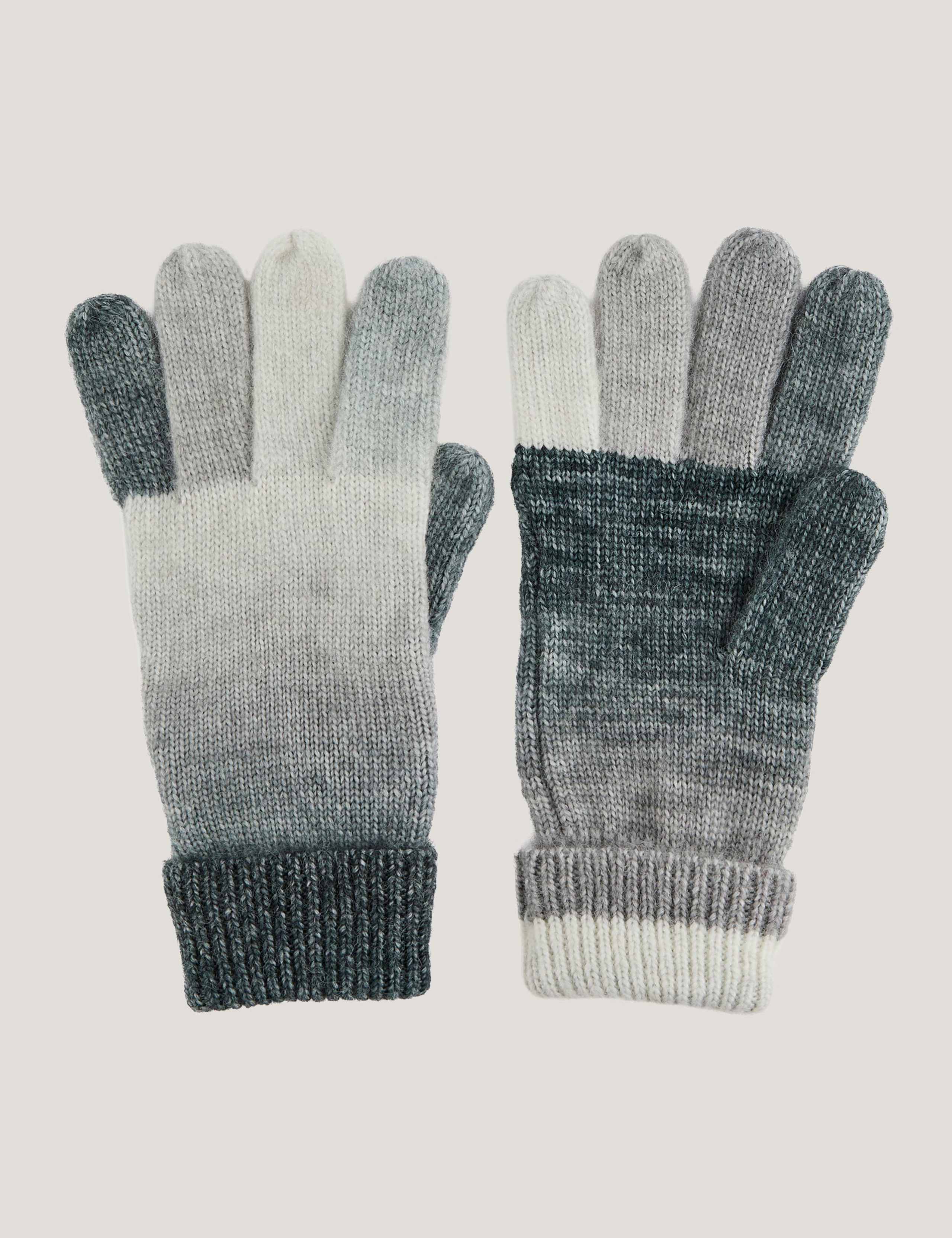 Frosty Knitted Ombre Gloves 2 of 2