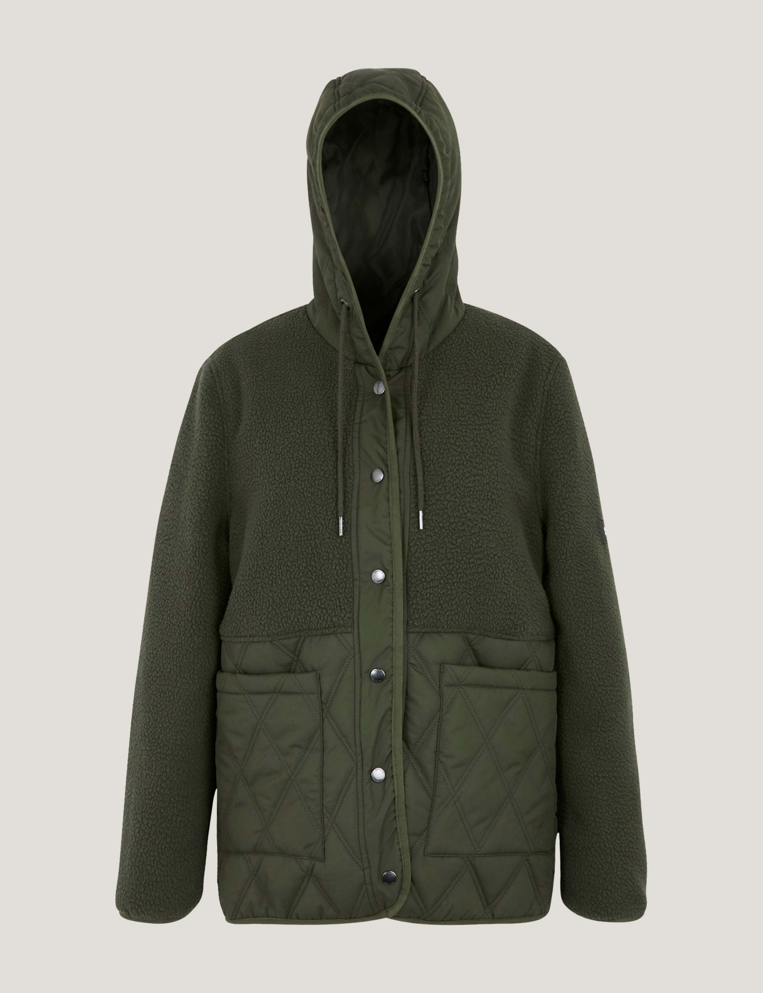 Mikayla Quilted Hooded Fleece Jacket 2 of 7