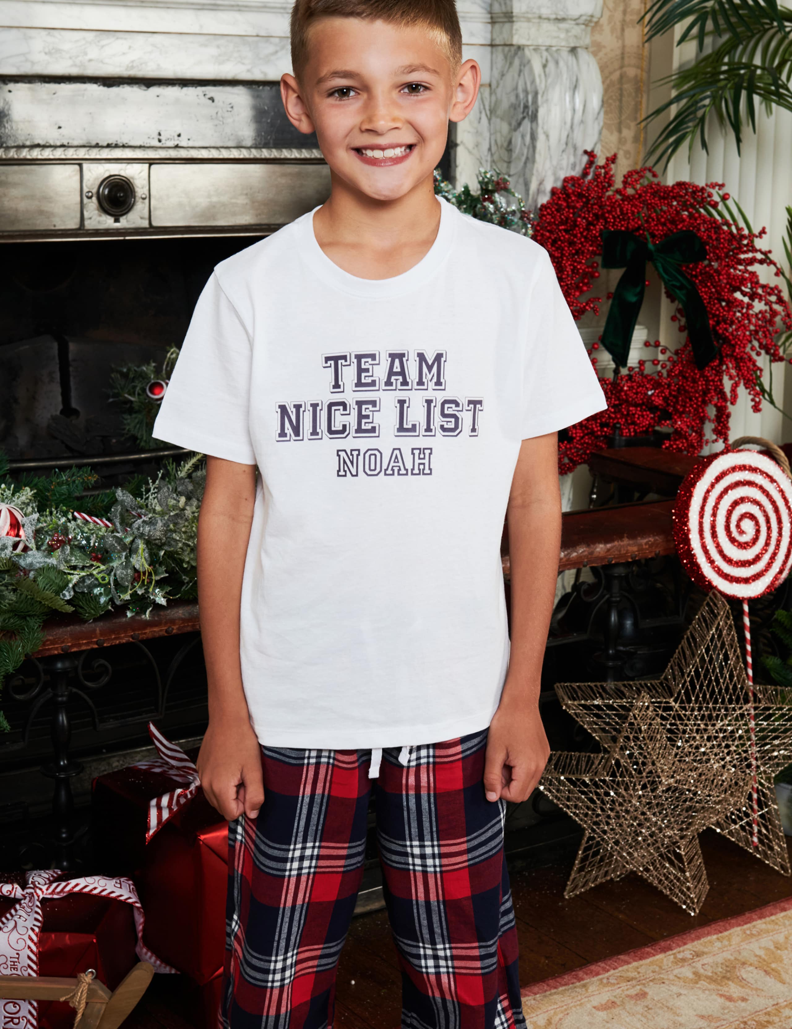 Personalised Team Kids Pyjamas (5-12 Yrs) 1 of 4