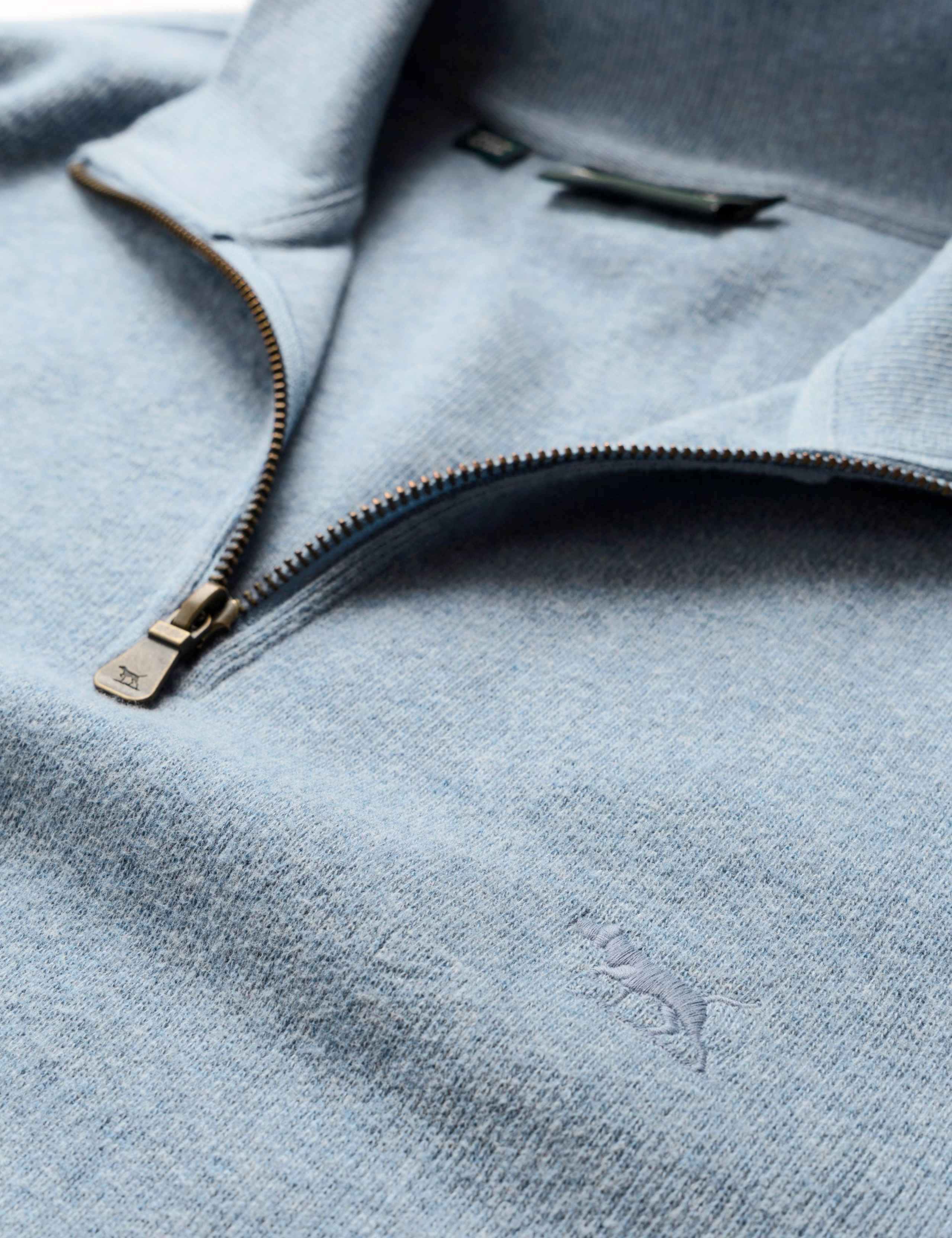 Alton Ave Pure Cotton Half Zip Sweatshirt 3 of 6