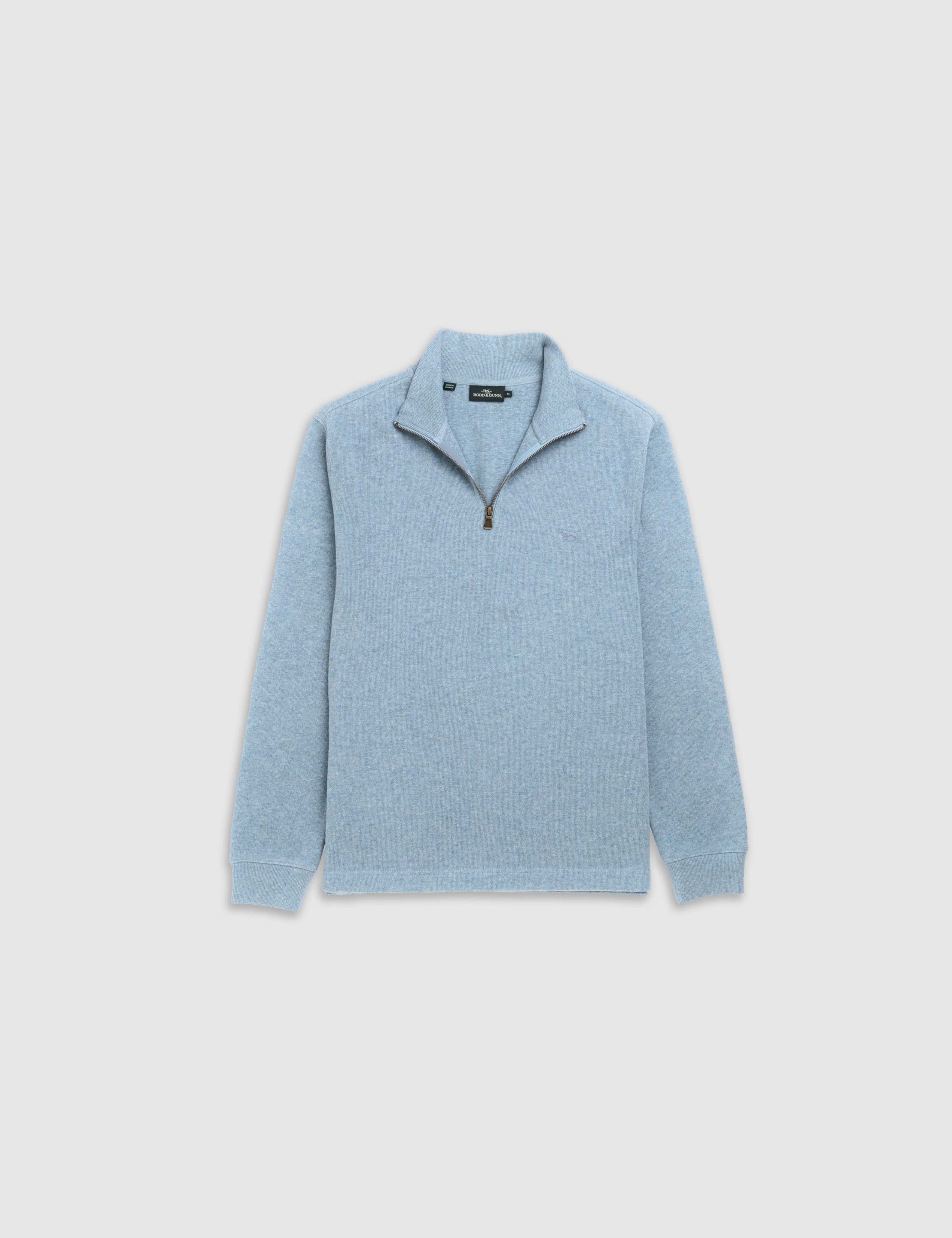 Alton Ave Pure Cotton Half Zip Sweatshirt 2 of 6