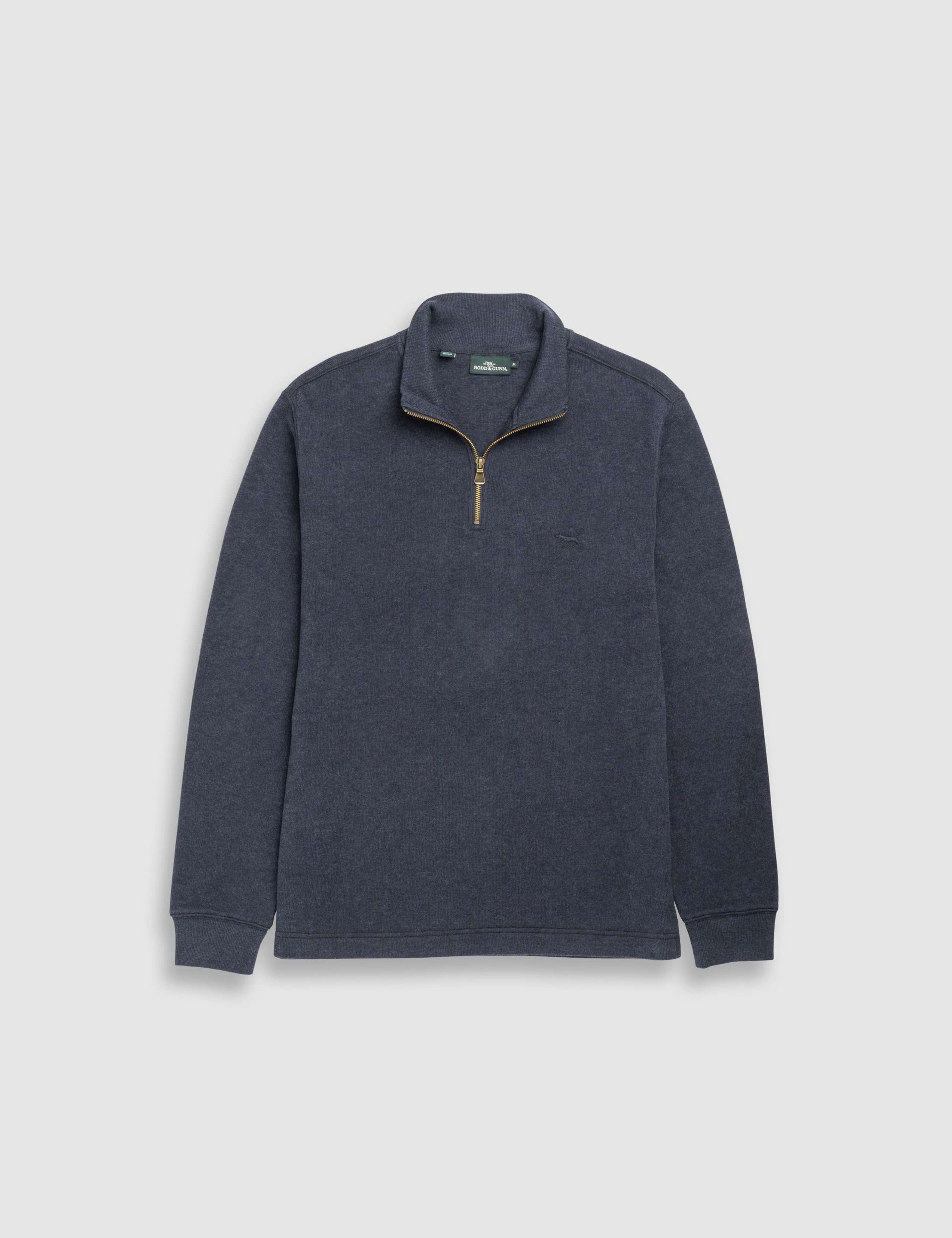 Alton Ave Pure Cotton Half Zip Sweatshirt 2 of 4