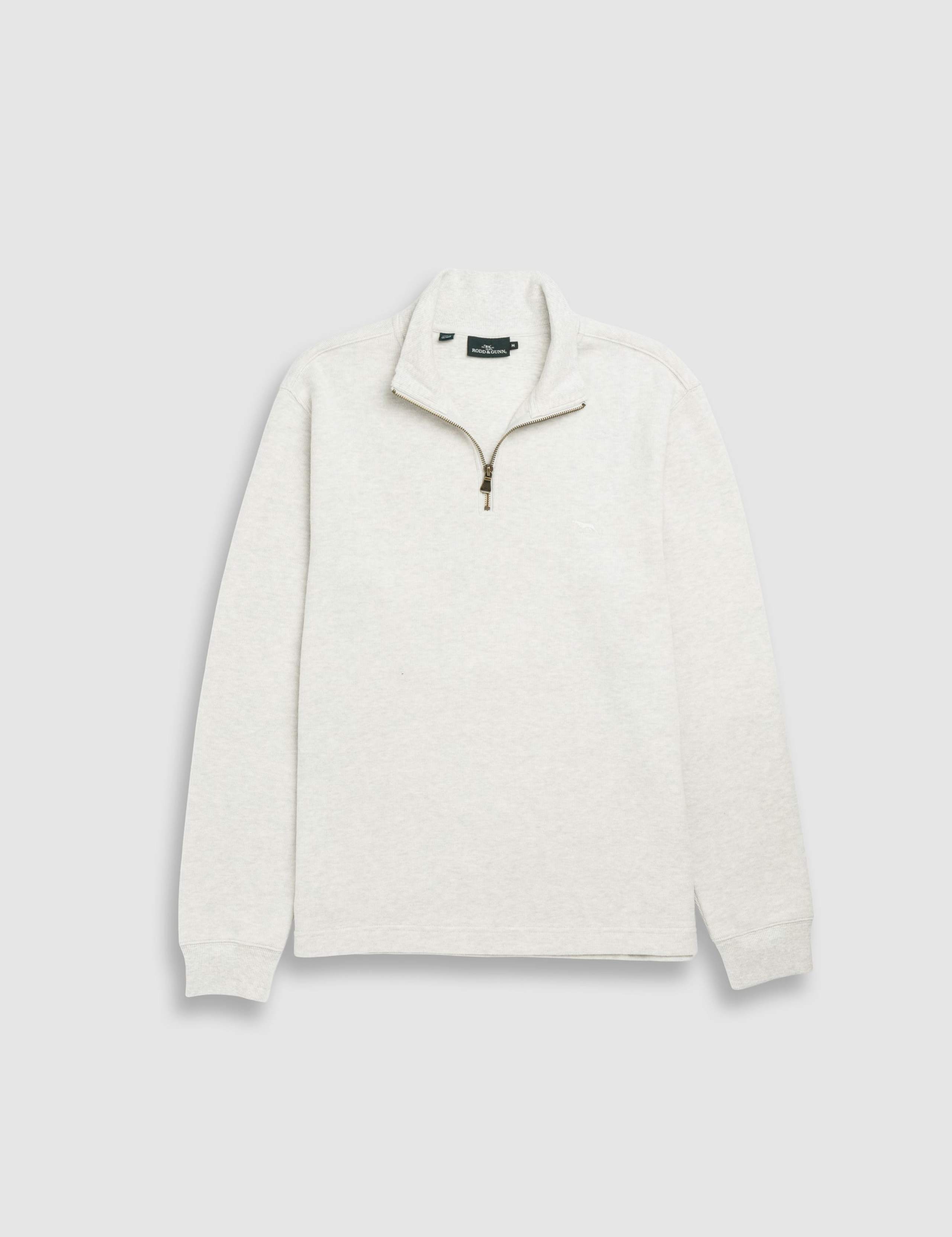 Alton Ave Pure Cotton Half Zip Sweatshirt 2 of 4