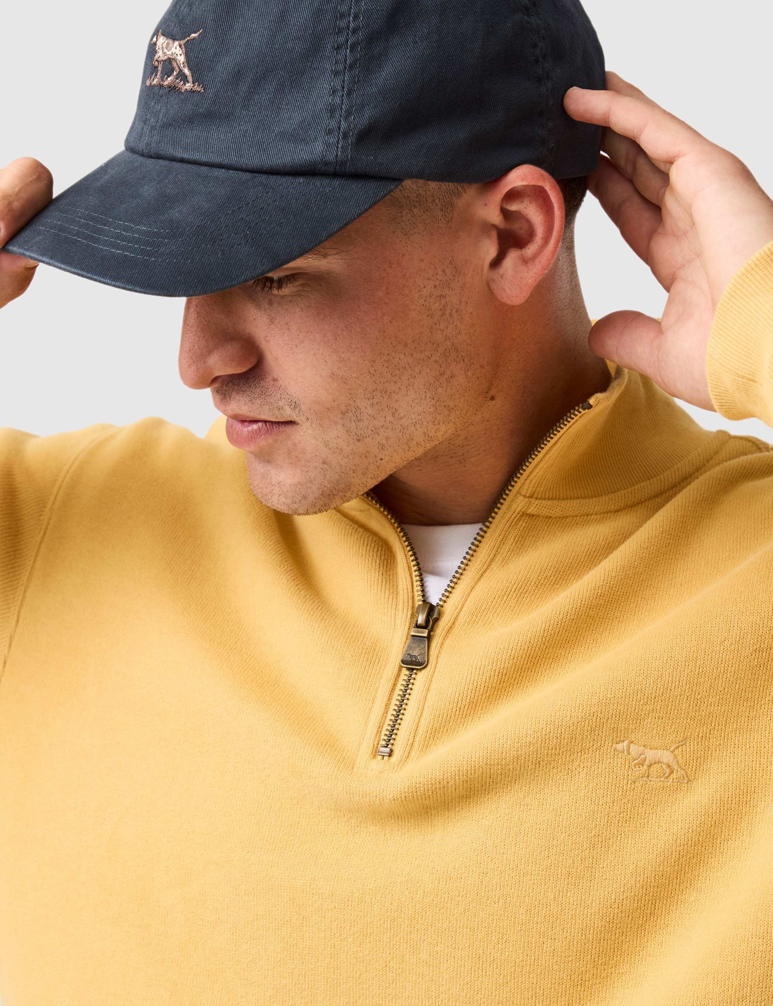 Alton Ave Pure Cotton Half Zip Sweatshirt 4 of 6