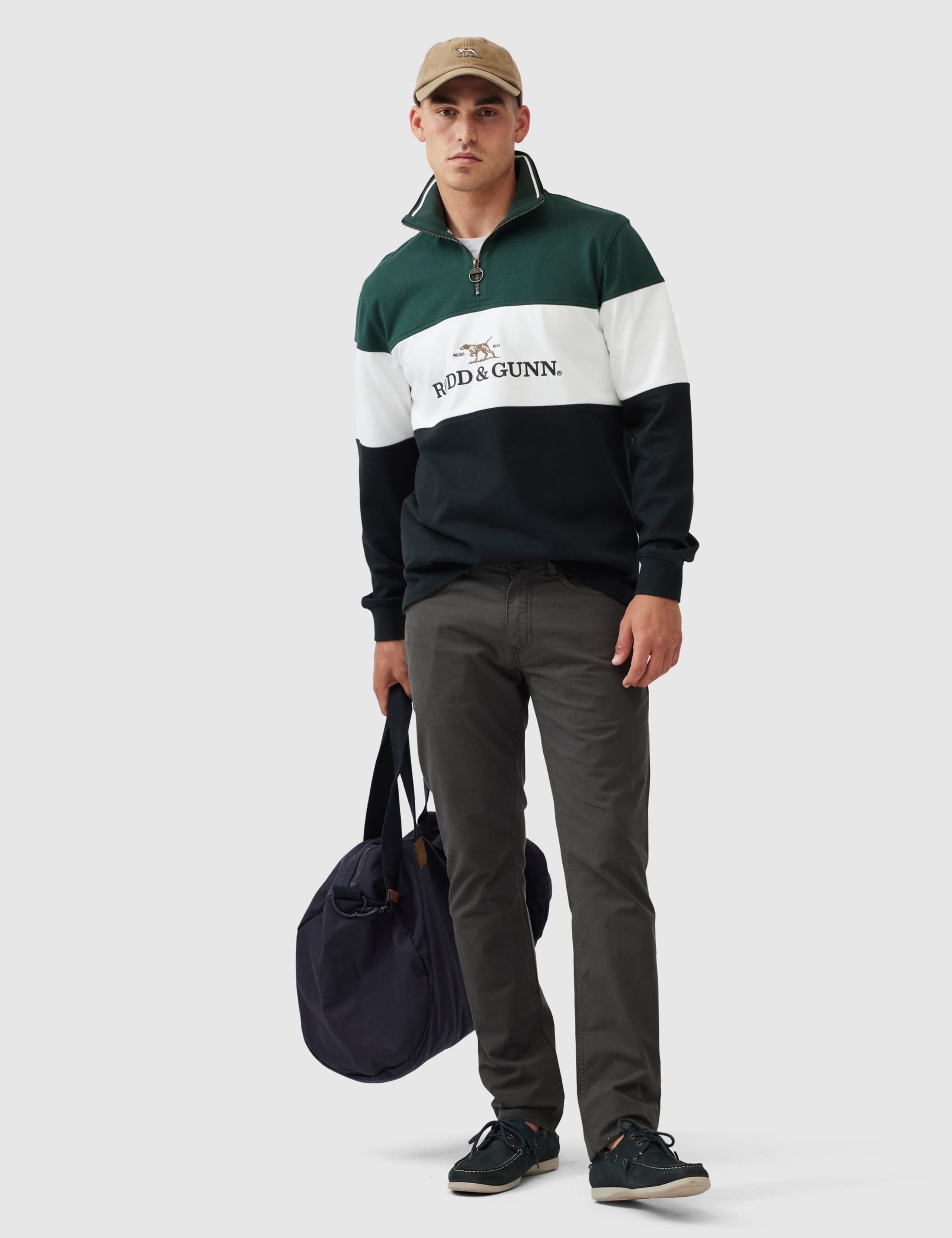 Foresters Peak Colour Block Half Zip Sweatshirt 3 of 5