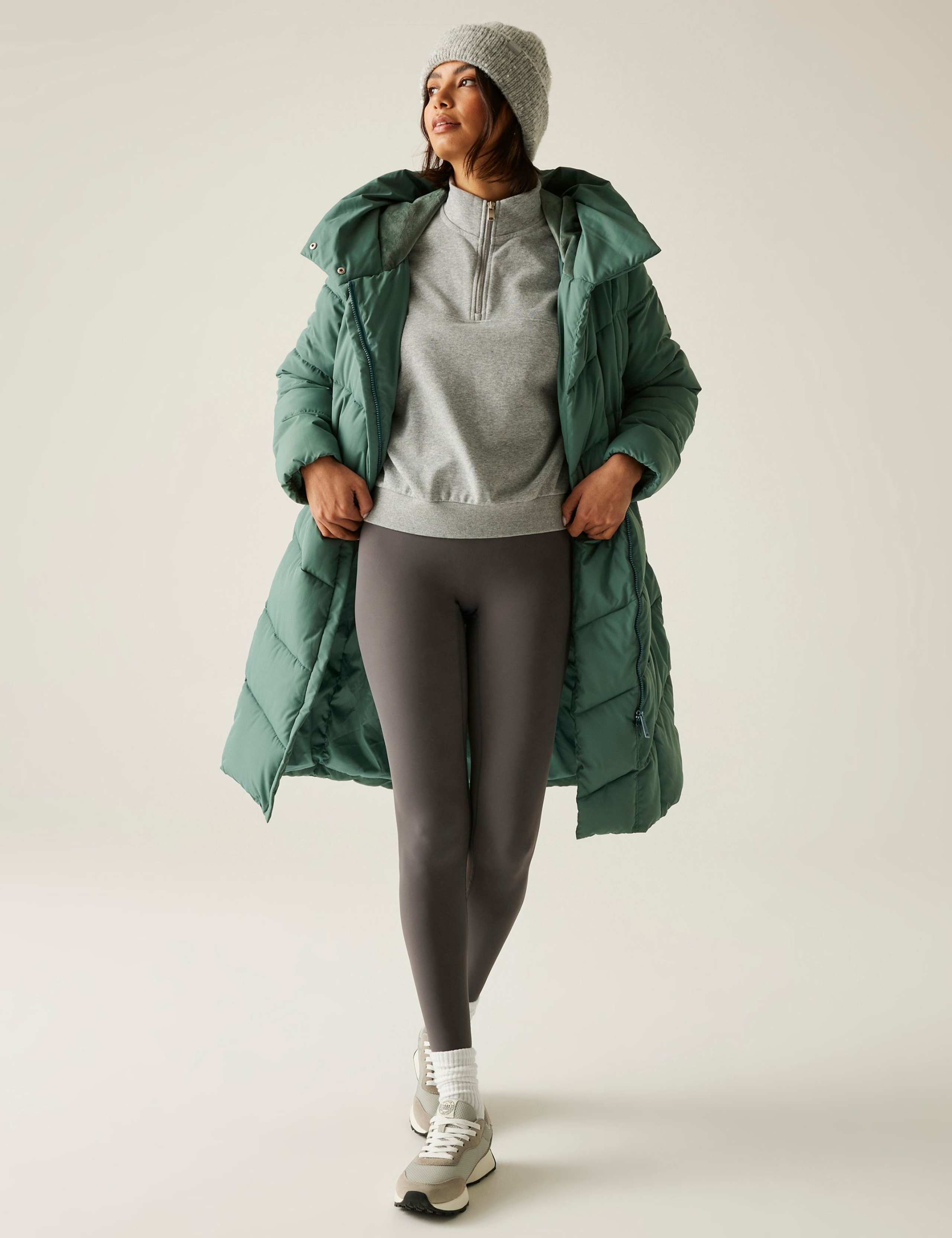 Nurie Quilted Water-Repellent Puffa Jacket 3 of 9
