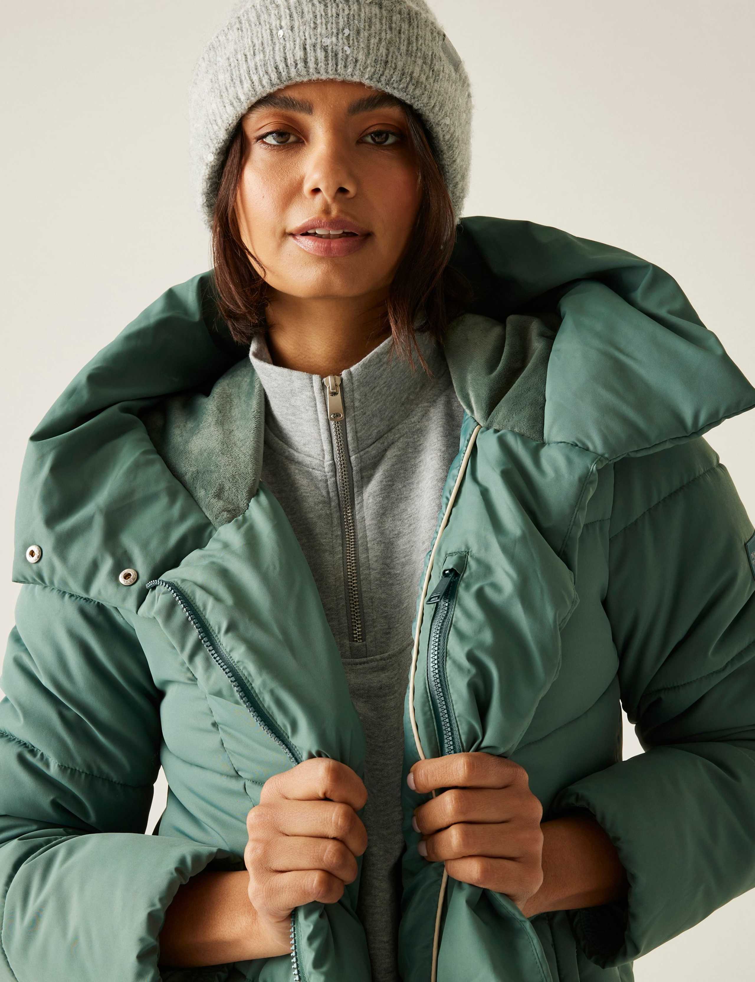 Nurie Quilted Water-Repellent Puffa Jacket 4 of 9