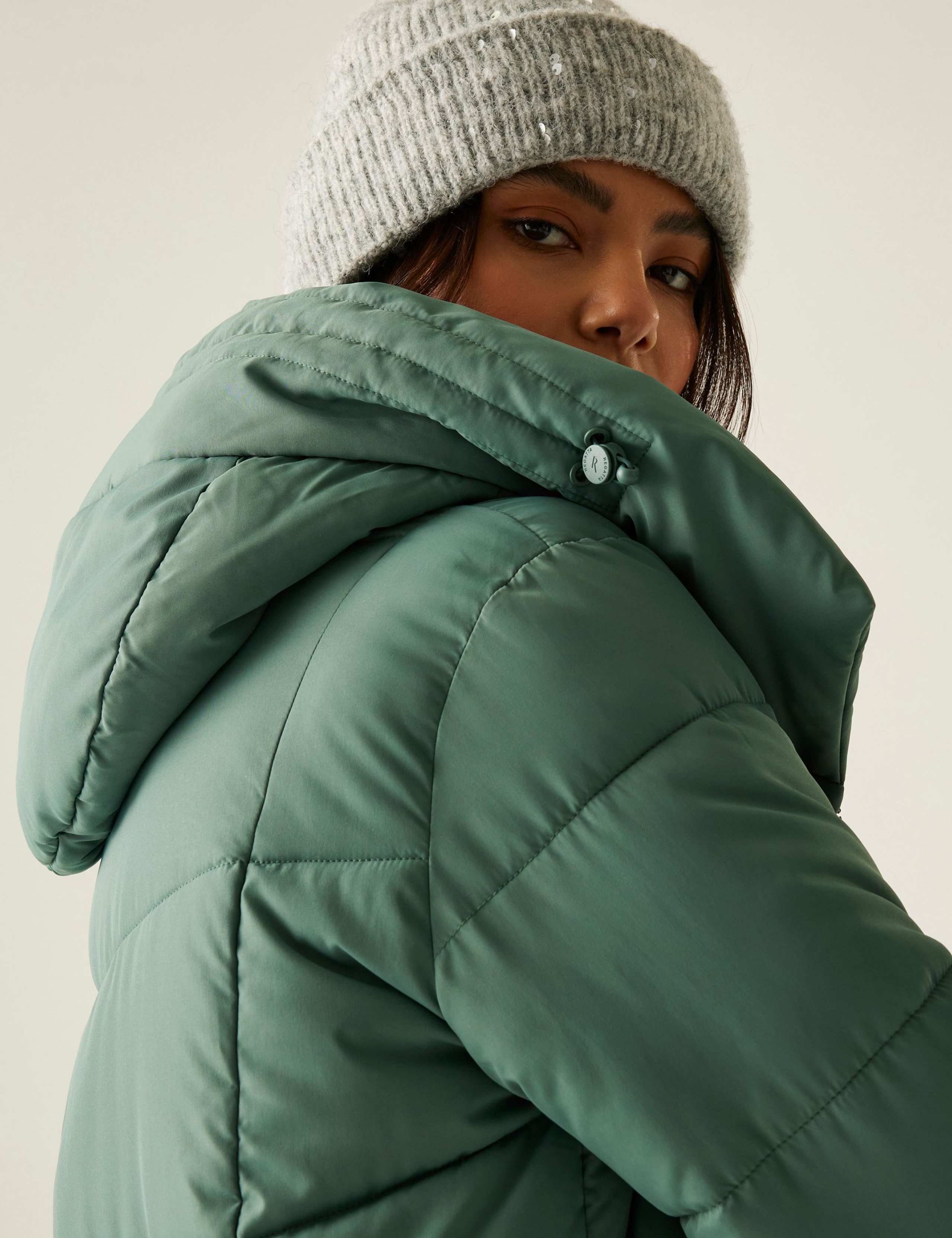 Nurie Quilted Water-Repellent Puffa Jacket 5 of 9