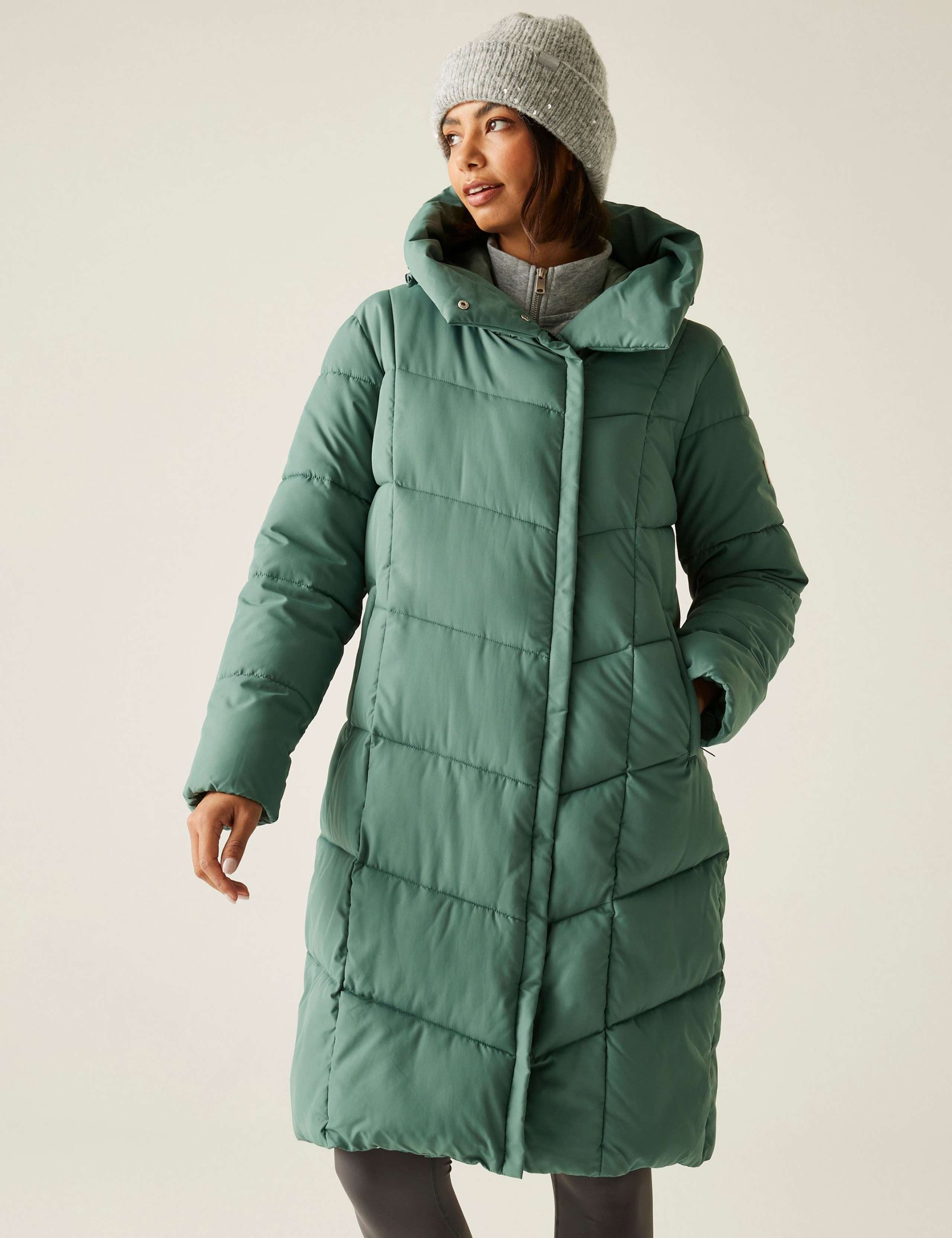 Nurie Quilted Water-Repellent Puffa Jacket 9 of 9