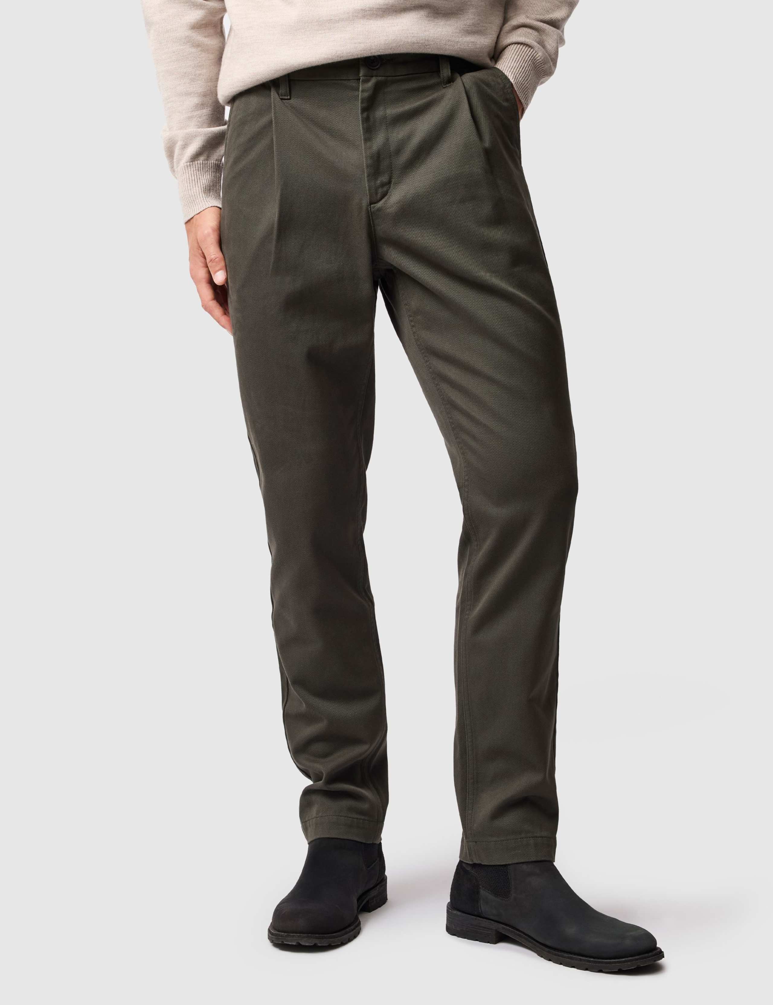 Fielding Relaxed Tapered Fit Trousers 1 of 4