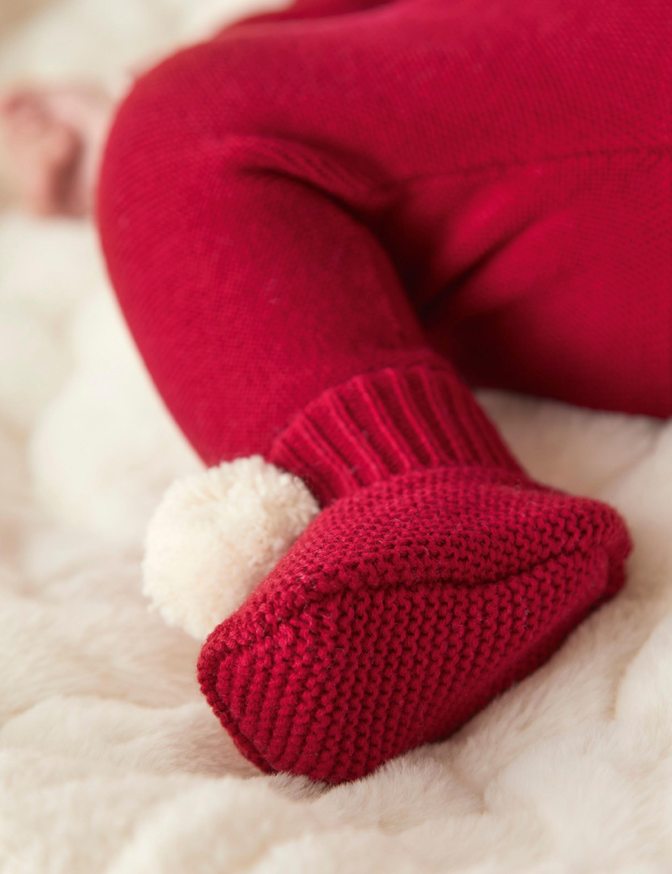 Pom Pom Booties (0-12 Mths) 4 of 7