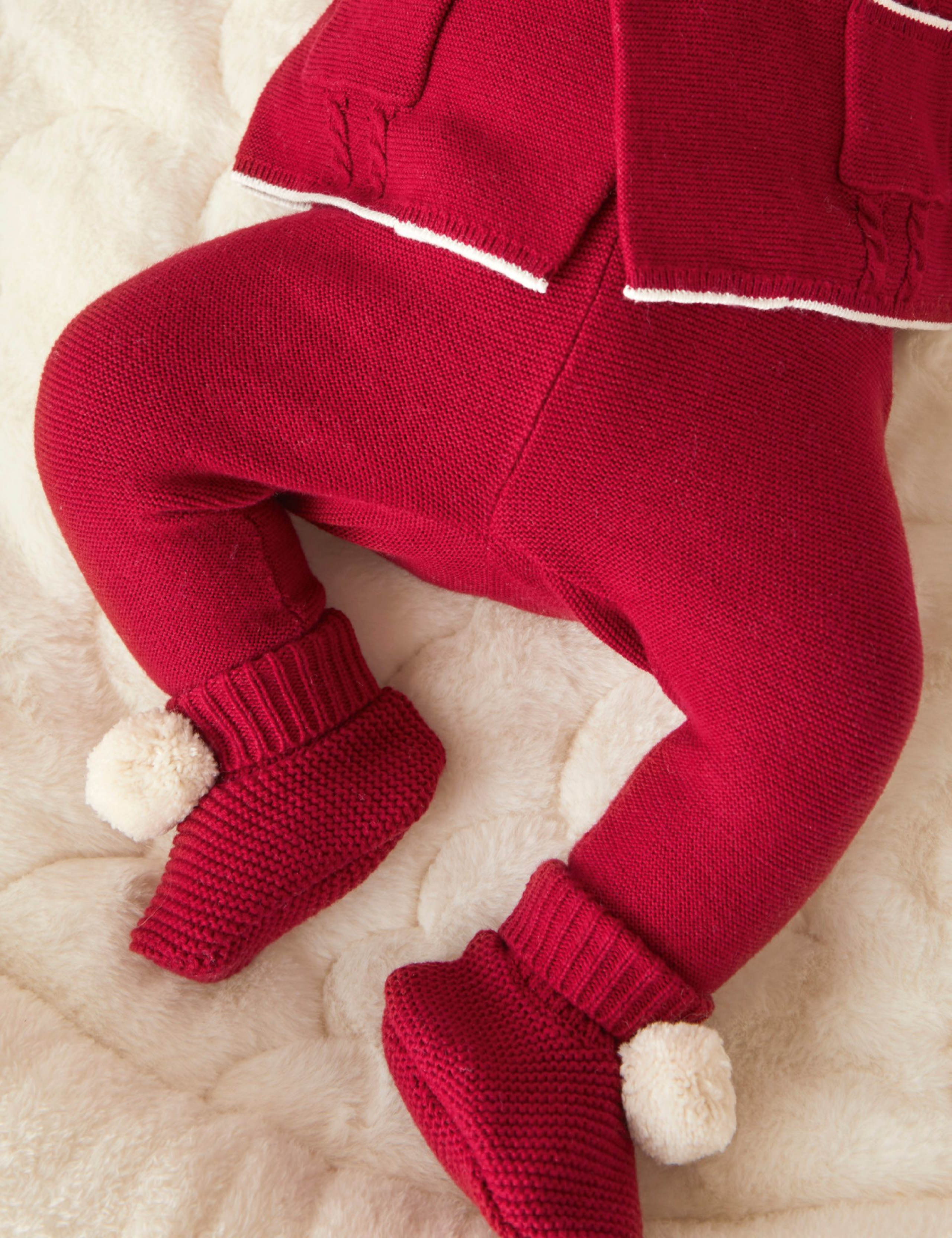 Pom Pom Booties (0-12 Mths) 7 of 7