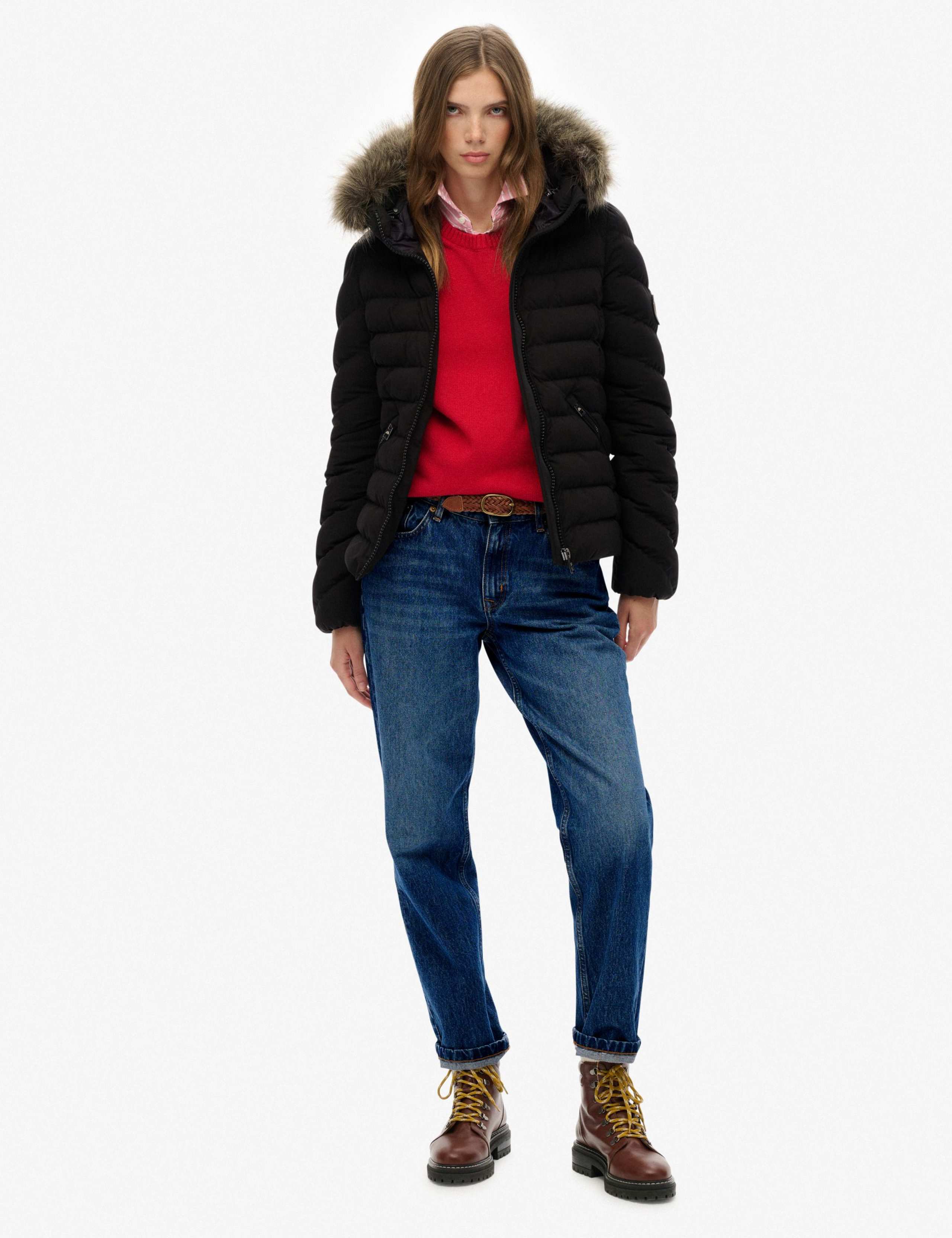 Hooded Funnel Neck Puffer Jacket 5 of 7