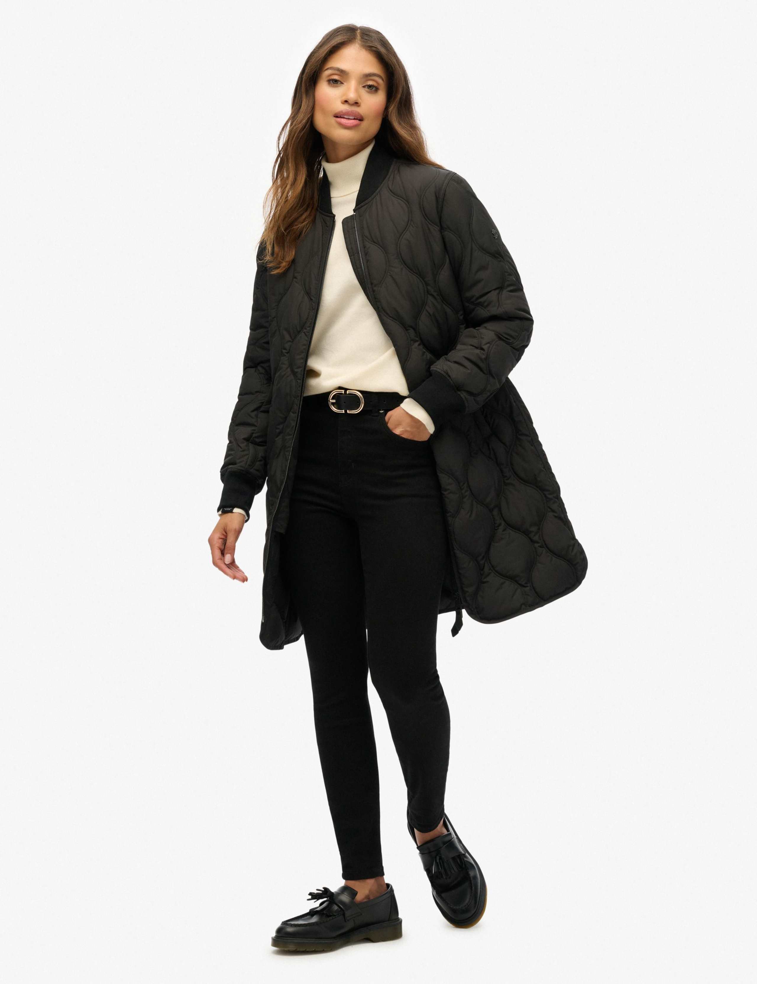 Quilted Longline Jacket 2 of 4