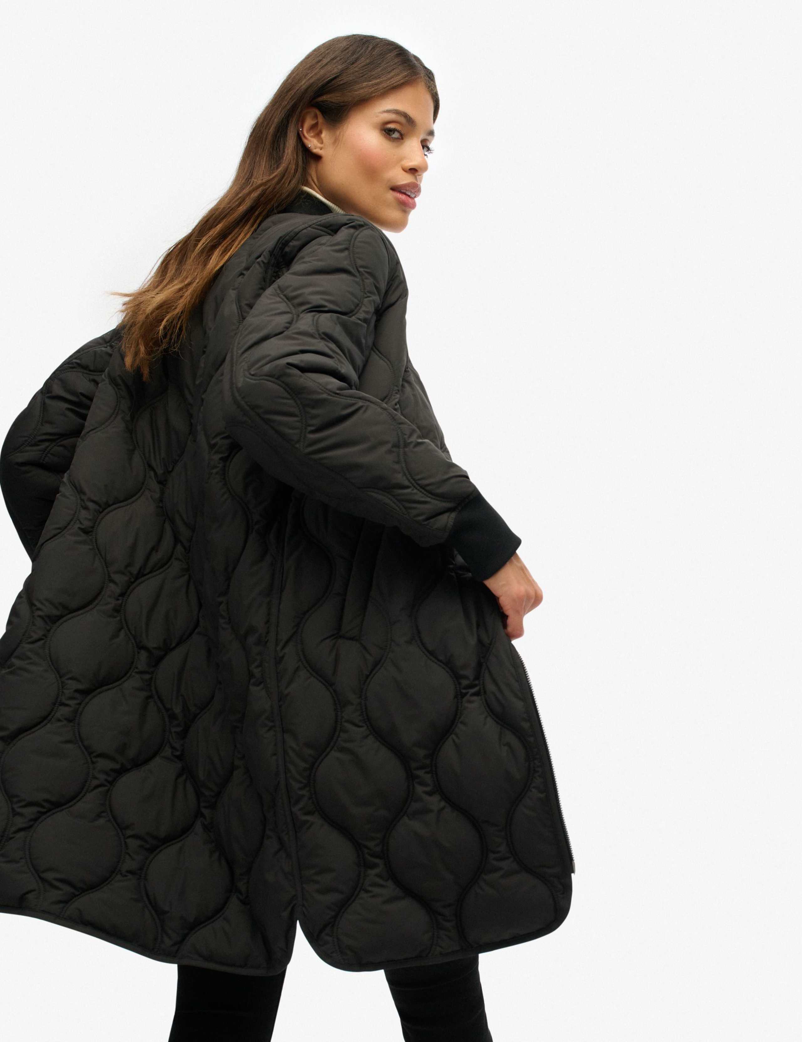 Quilted Longline Jacket 4 of 4