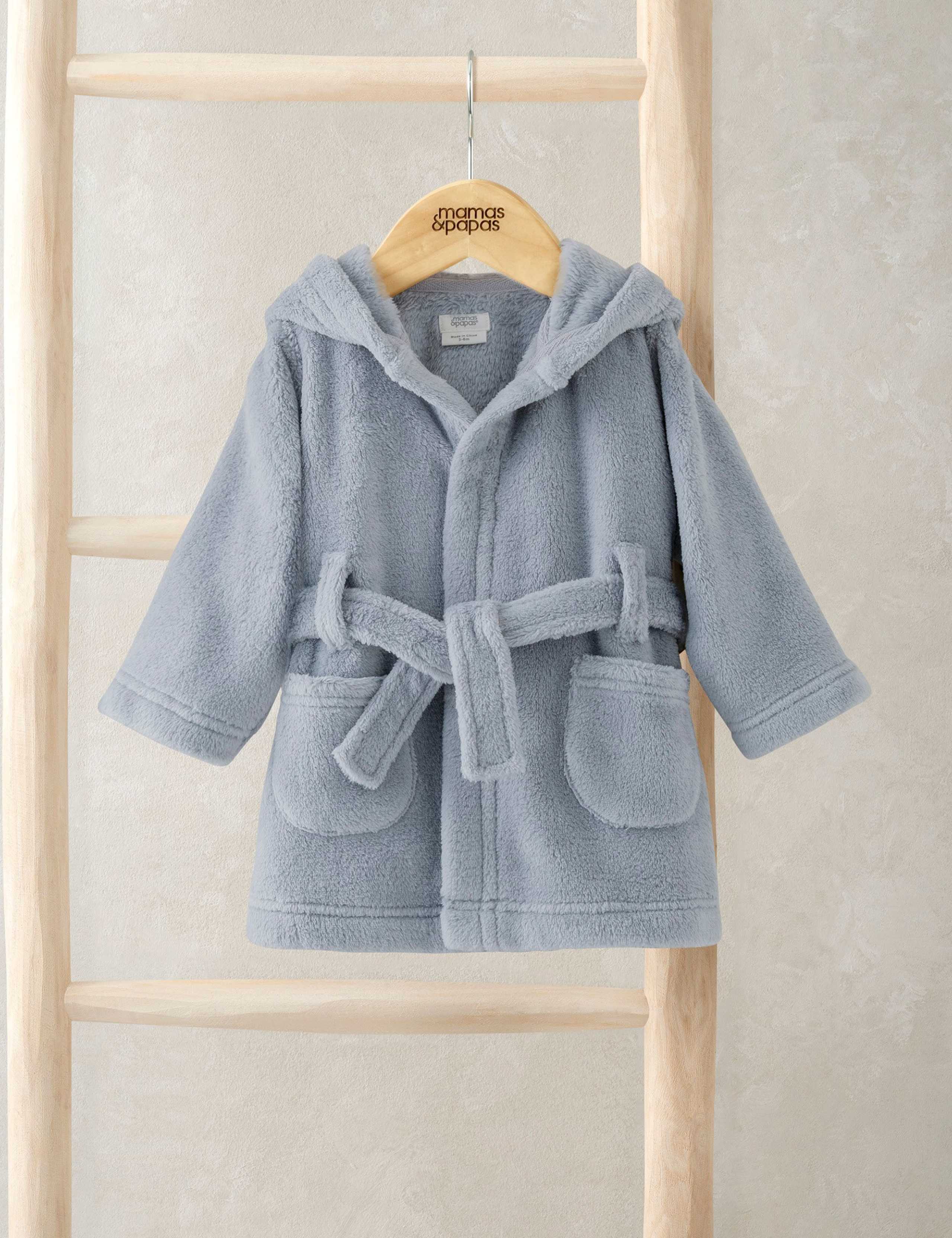 Dinosaur Hood Dressing Gown (3 Mths-3 Yrs) 1 of 3