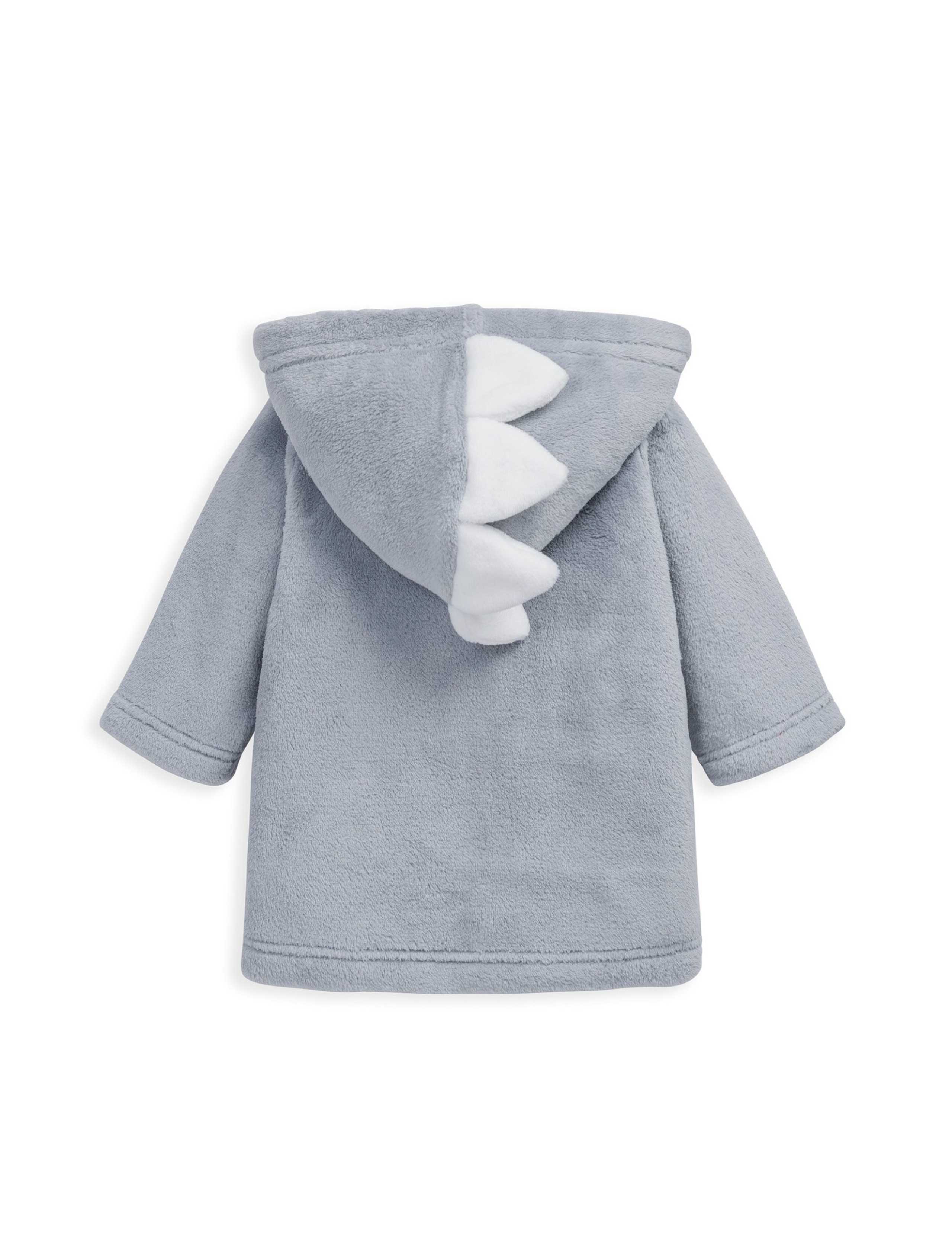 Dinosaur Hood Dressing Gown (3 Mths-3 Yrs) 3 of 3