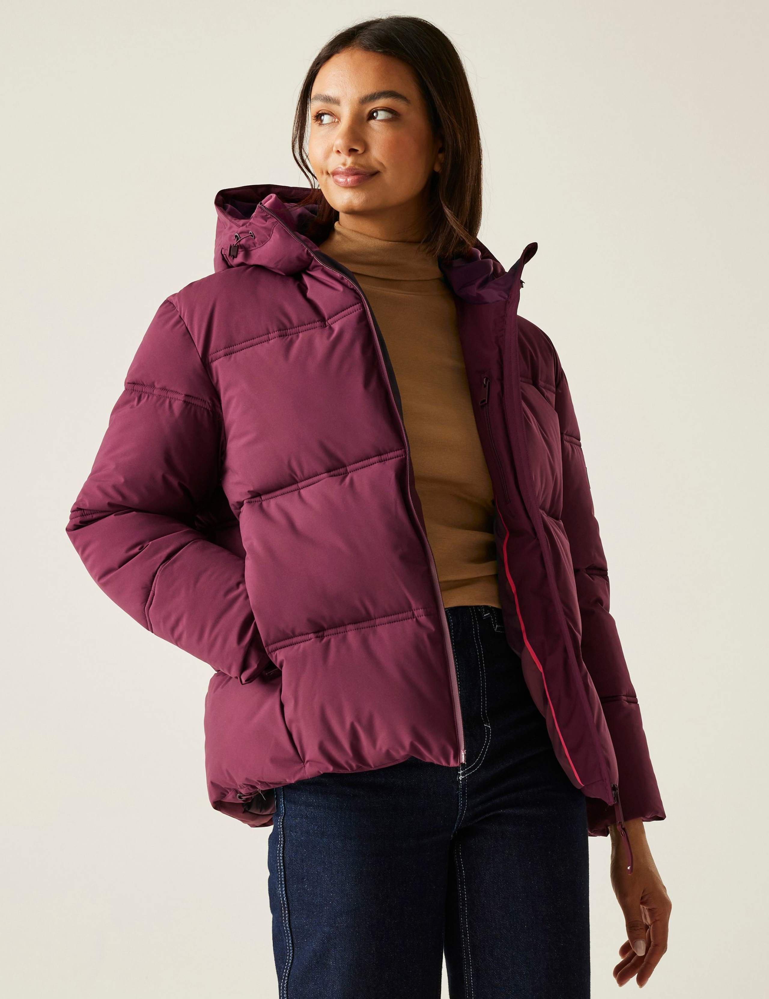Roxienne Quilted Hooded Puffer Jacket 1 of 8