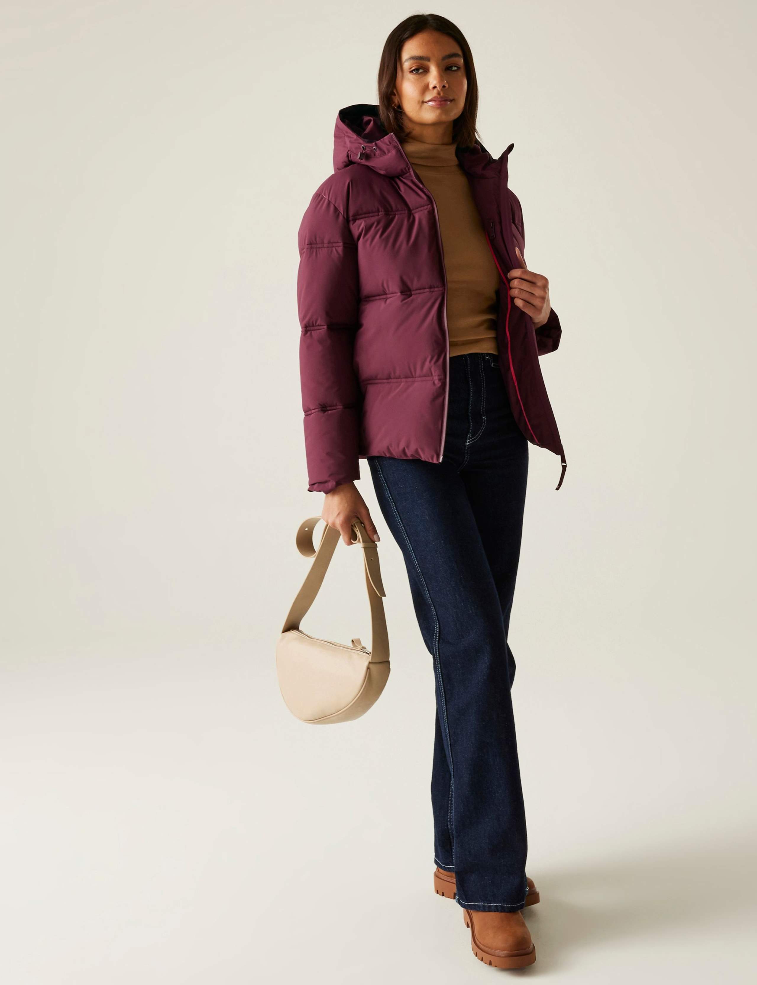 Roxienne Quilted Hooded Puffer Jacket 3 of 8