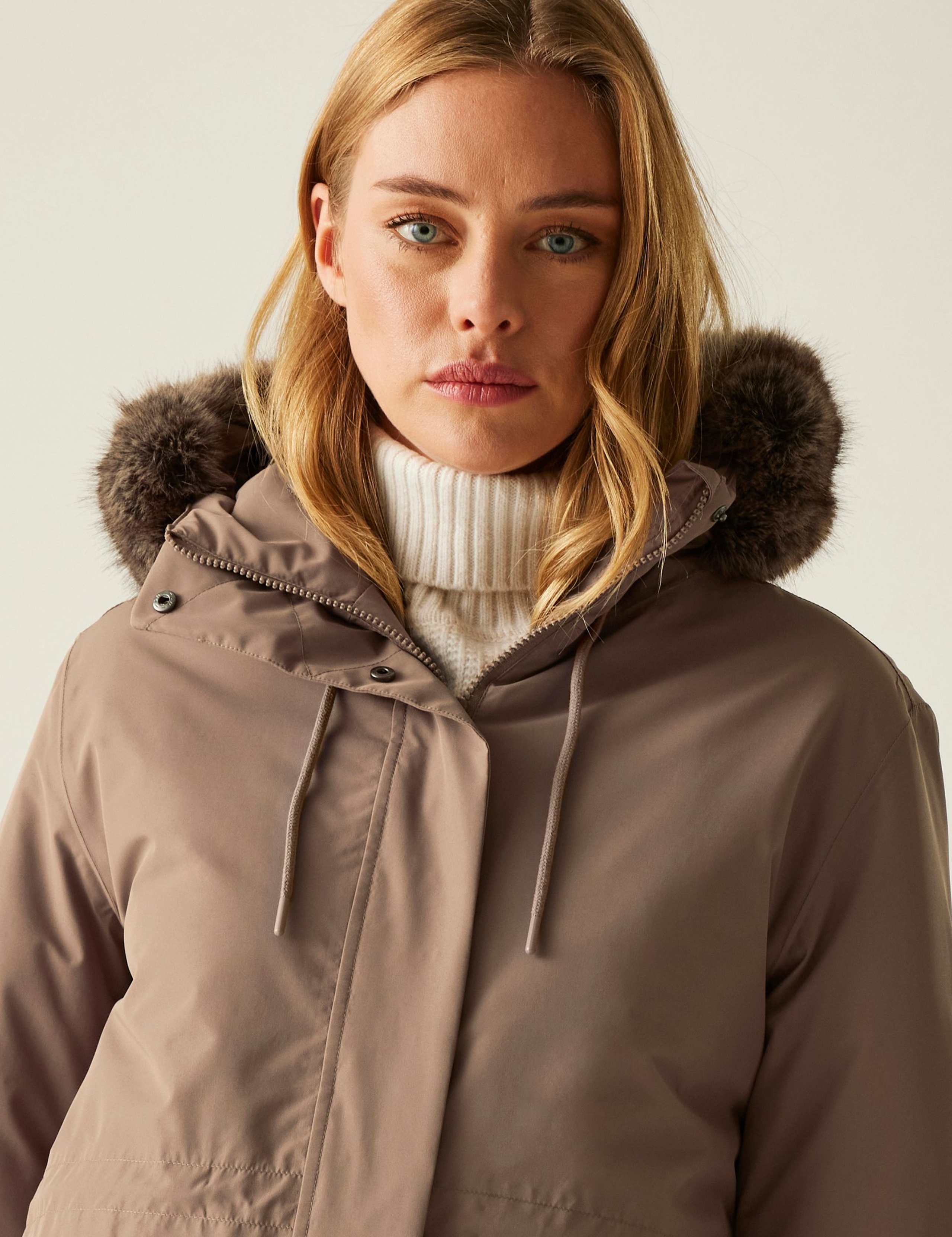 Sabinka Hooded Longline Parka Coat 6 of 10