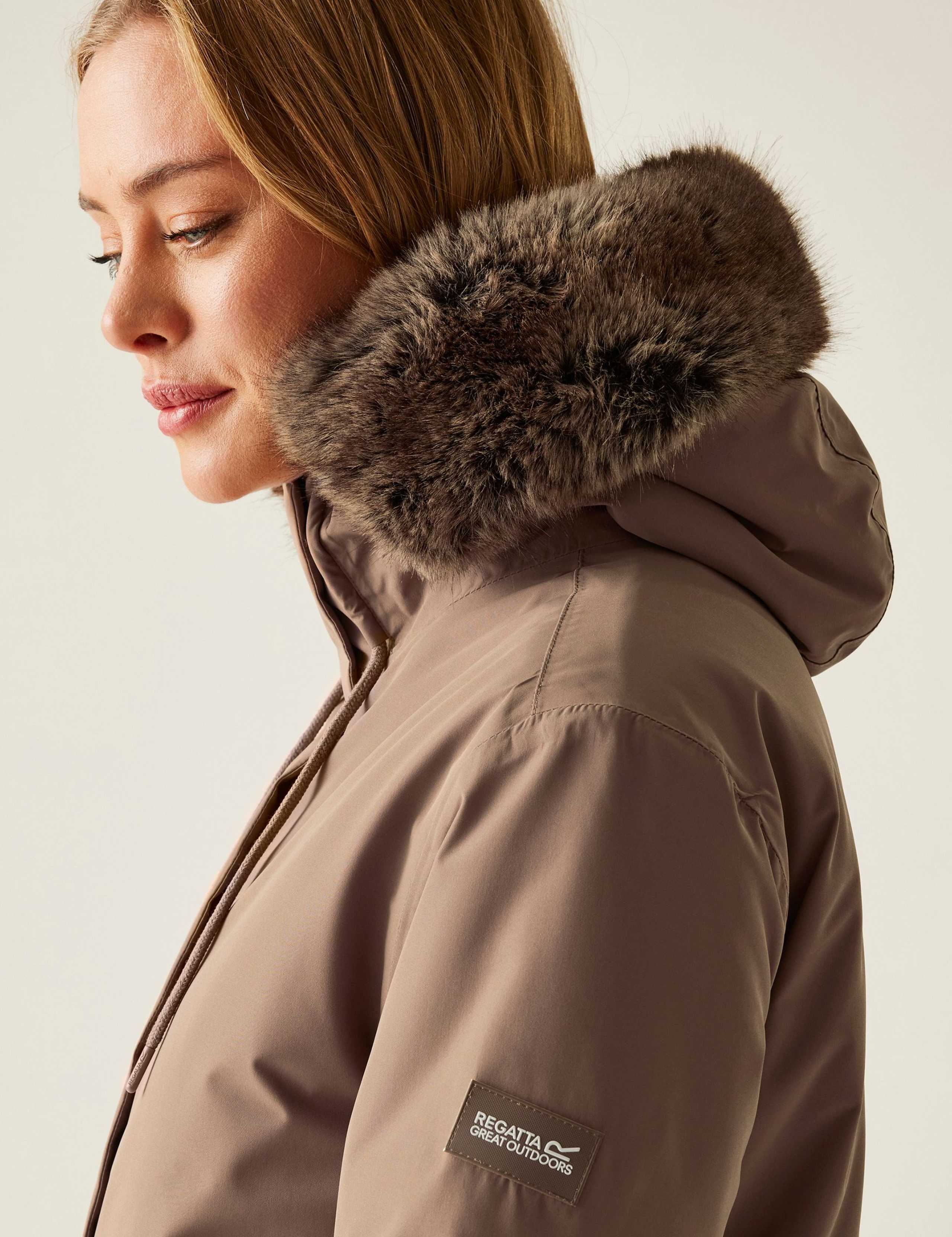 Sabinka Hooded Longline Parka Coat 7 of 10