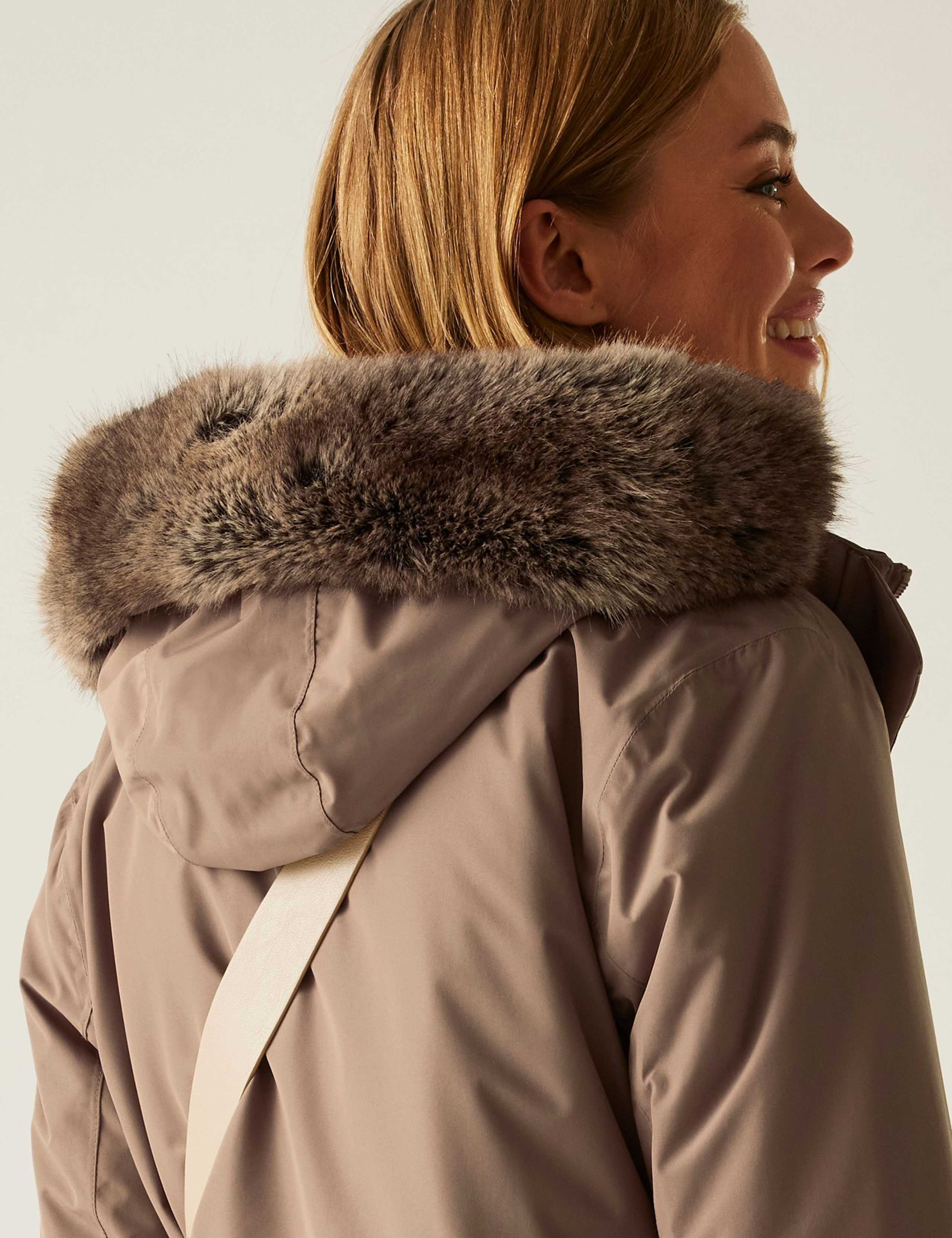 Sabinka Hooded Longline Parka Coat 8 of 10