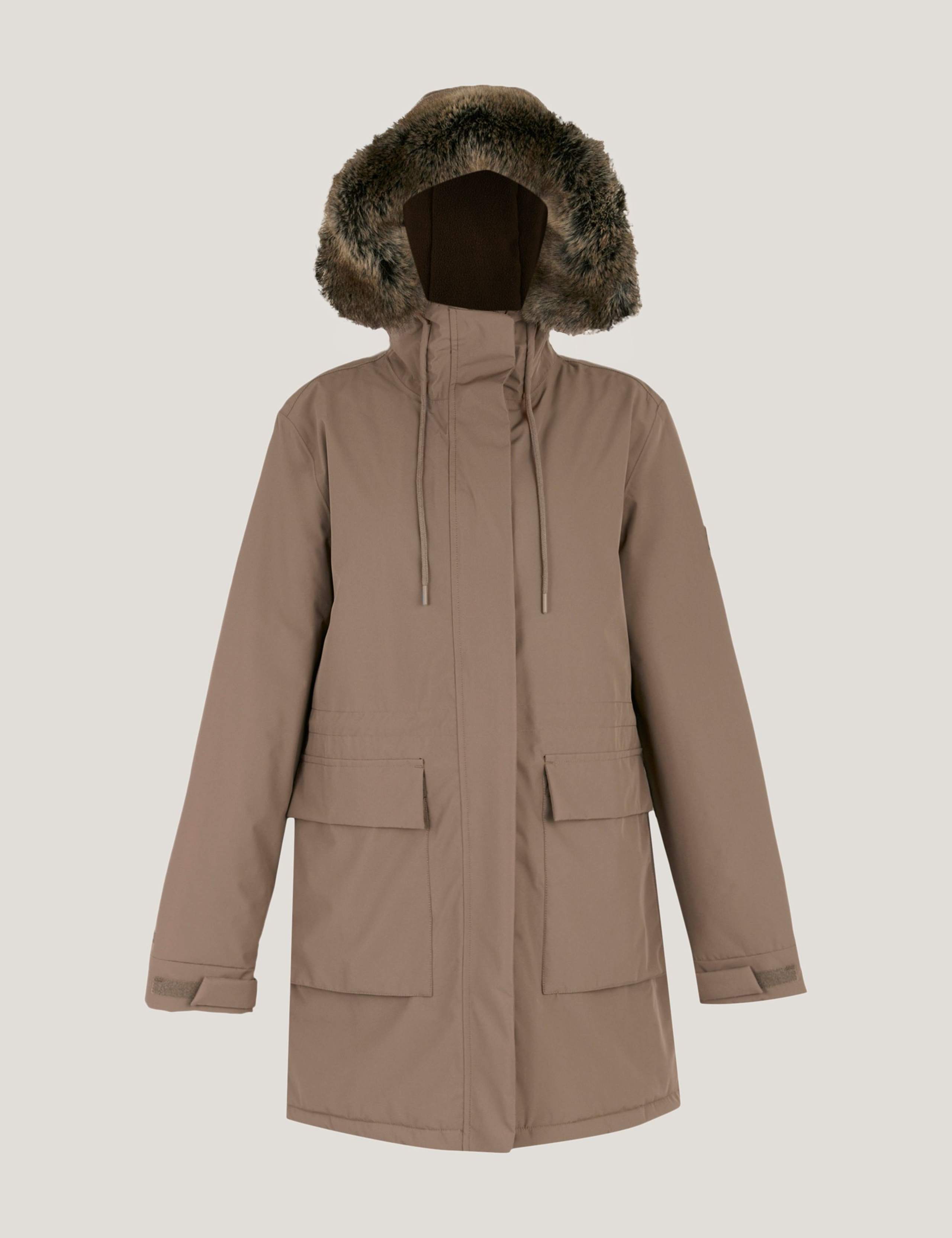 Sabinka Hooded Longline Parka Coat 2 of 10
