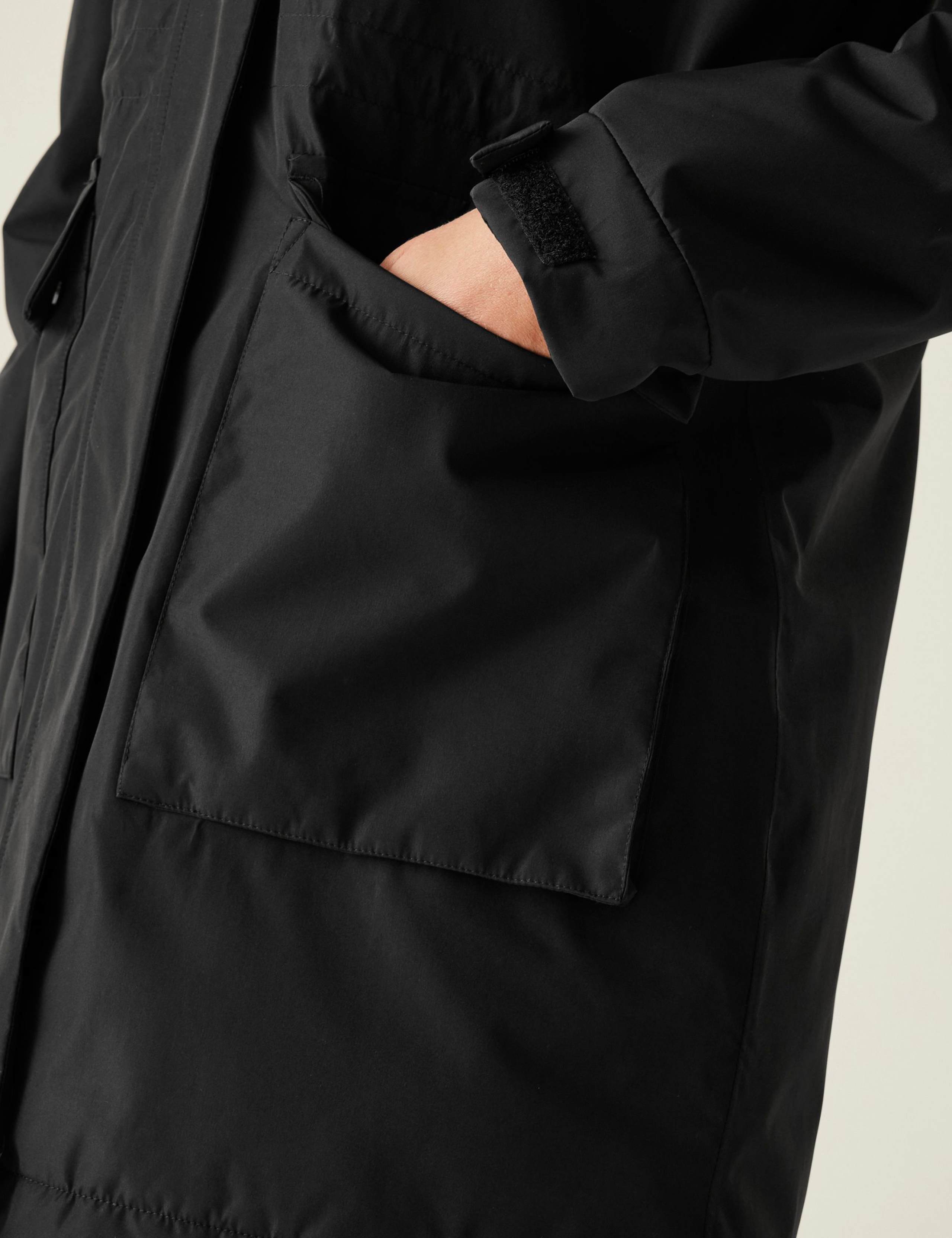 Sabinka Hooded Longline Parka Coat 9 of 9