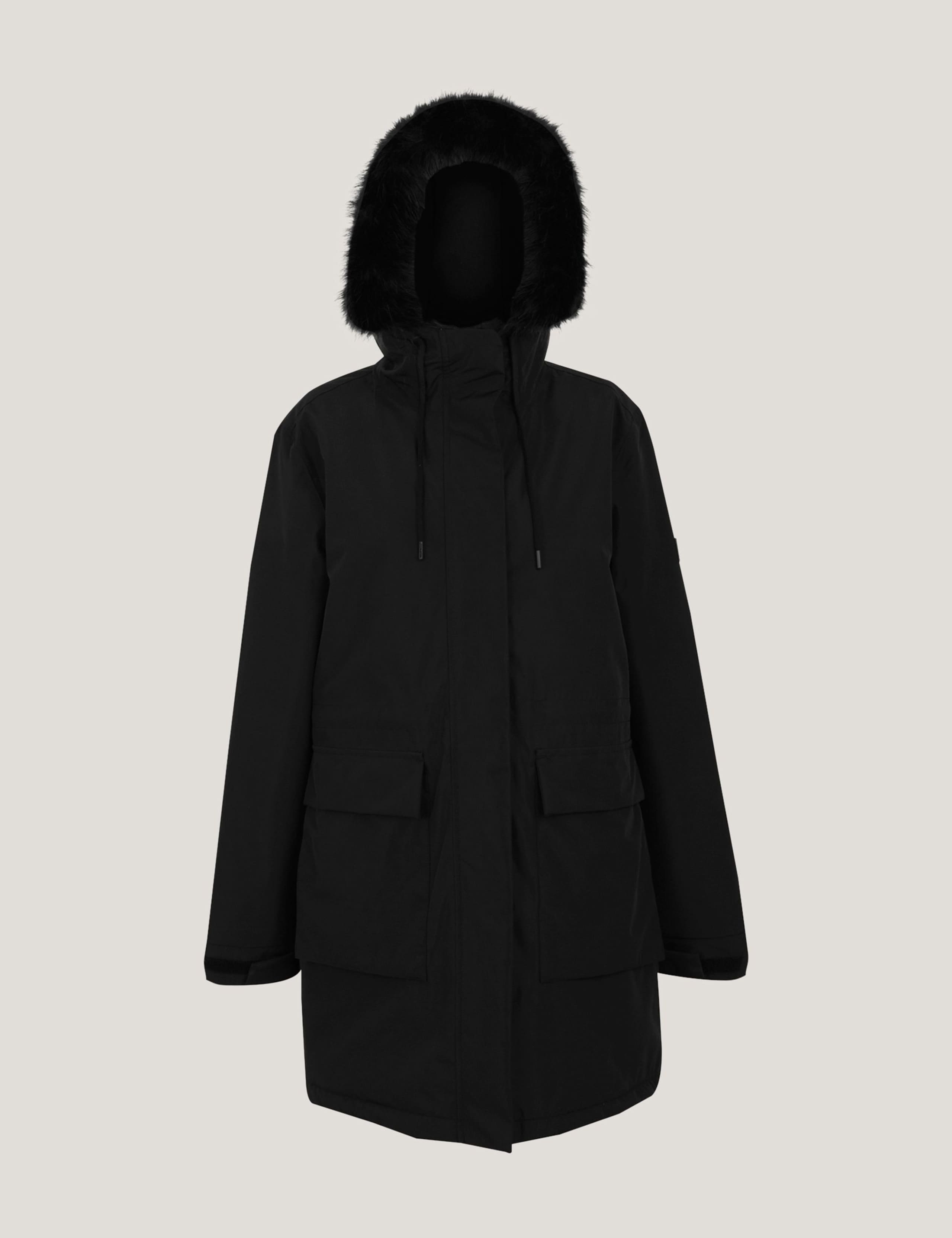 Sabinka Hooded Longline Parka Coat 2 of 9
