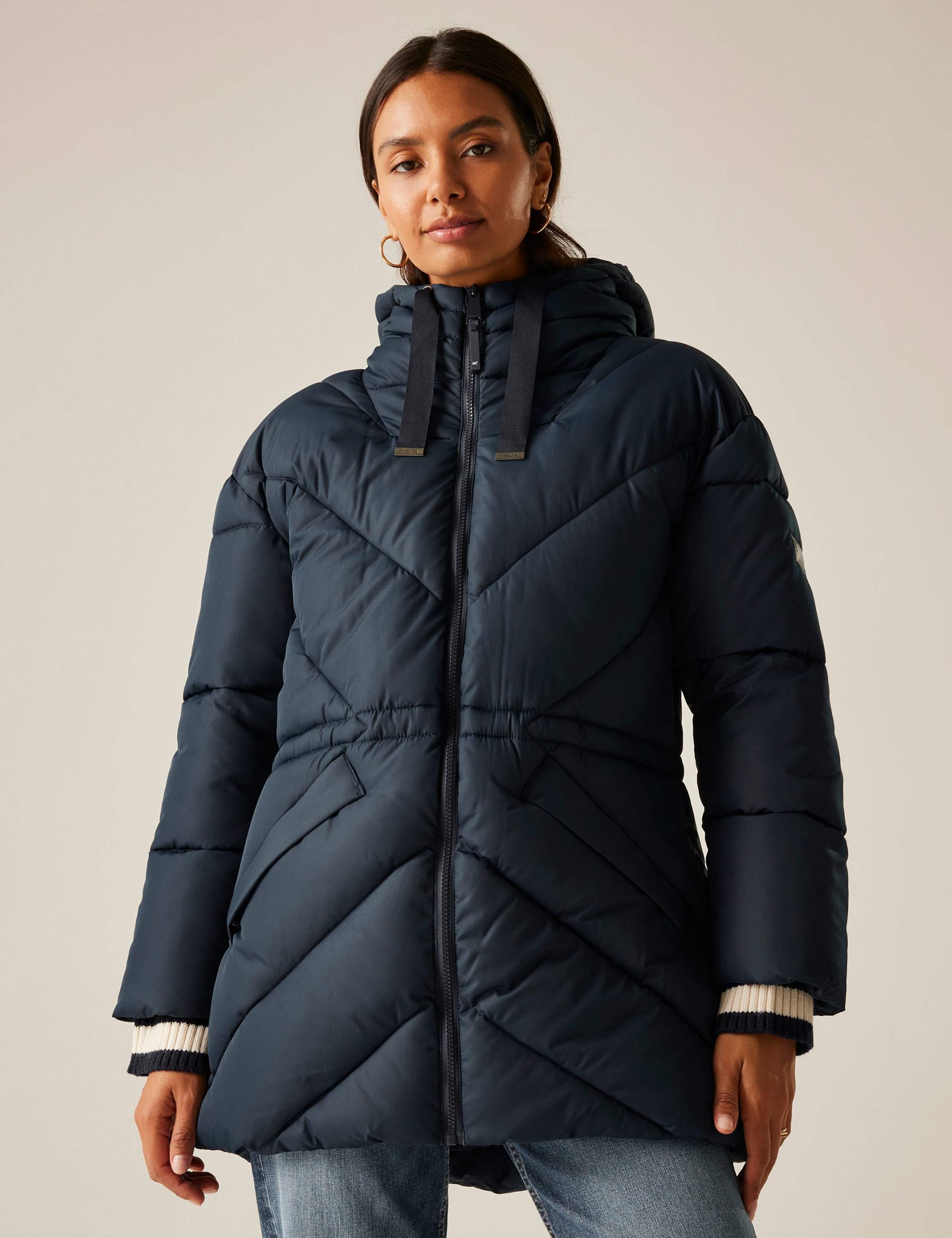 Rusey Hooded Quilted Puffer Jacket 1 of 7