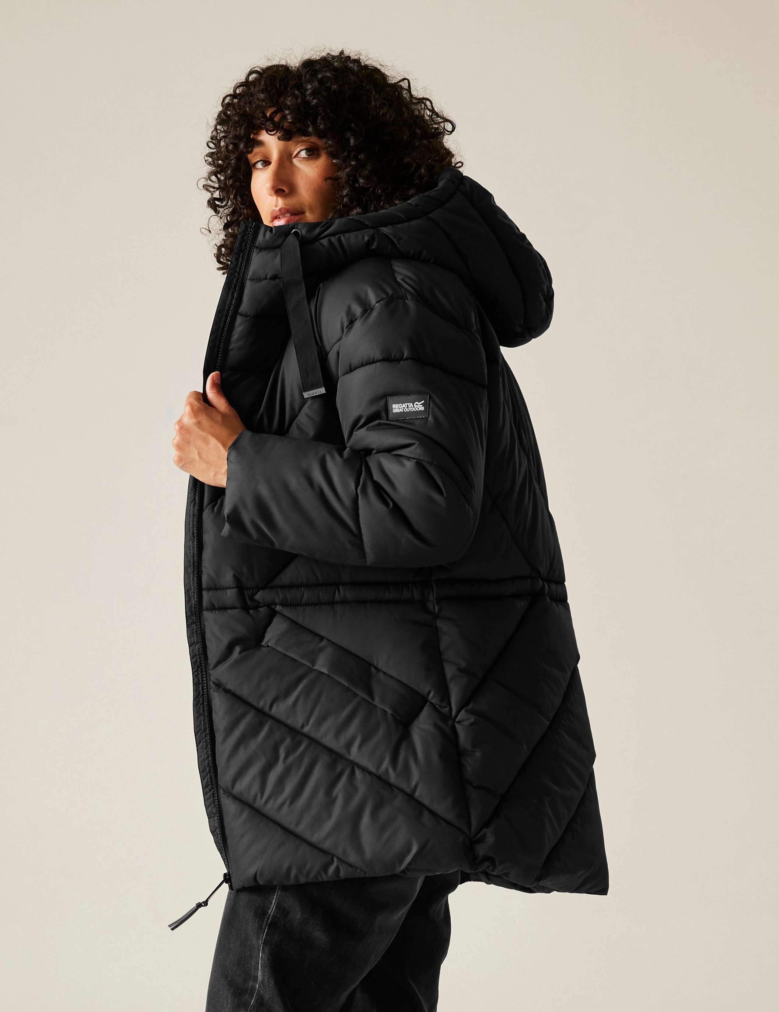 Rusey Hooded Quilted Puffer Jacket 3 of 7